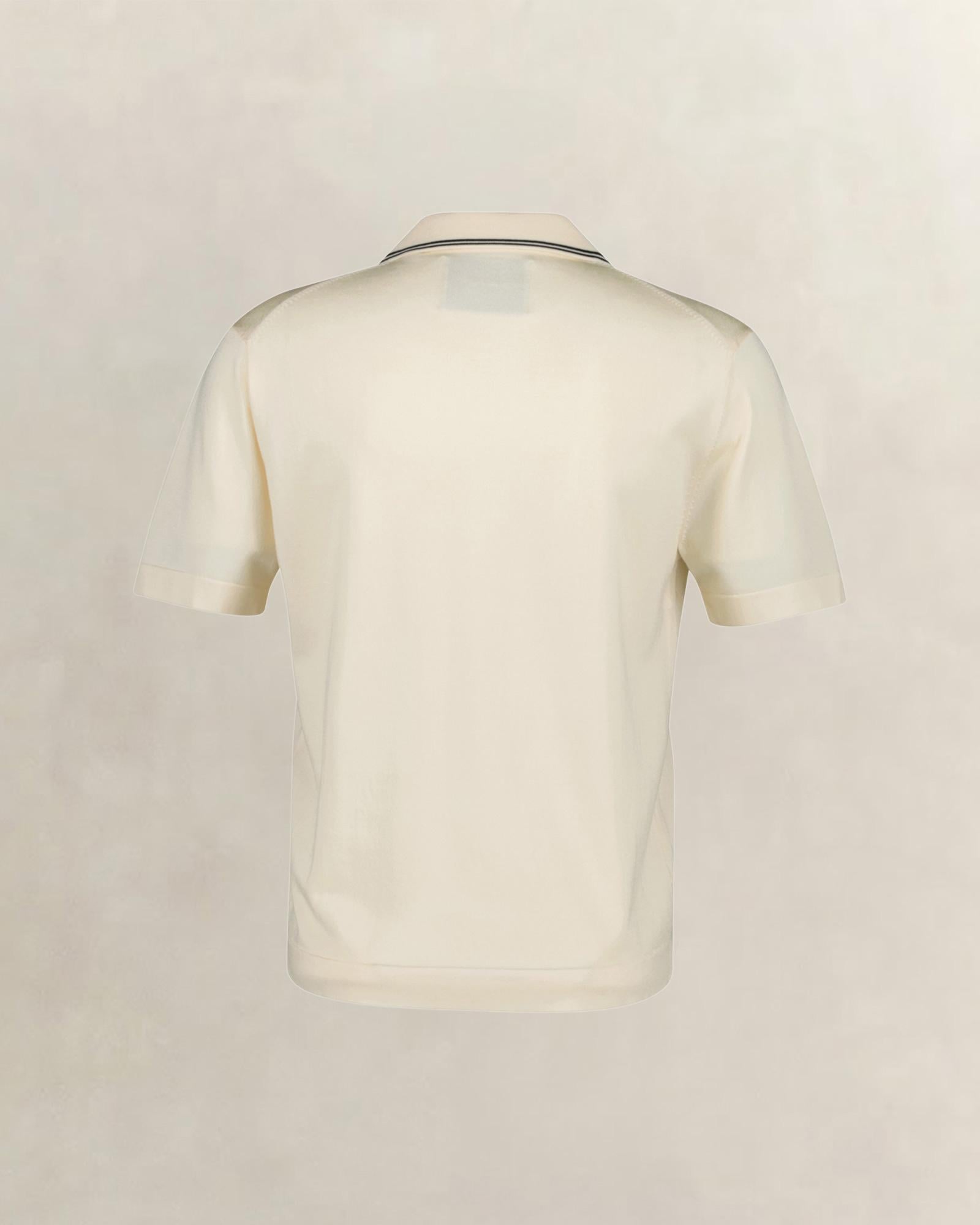 GANT Erkek Krem Regular Fit Kısa Kollu Resort Yaka Gömlek