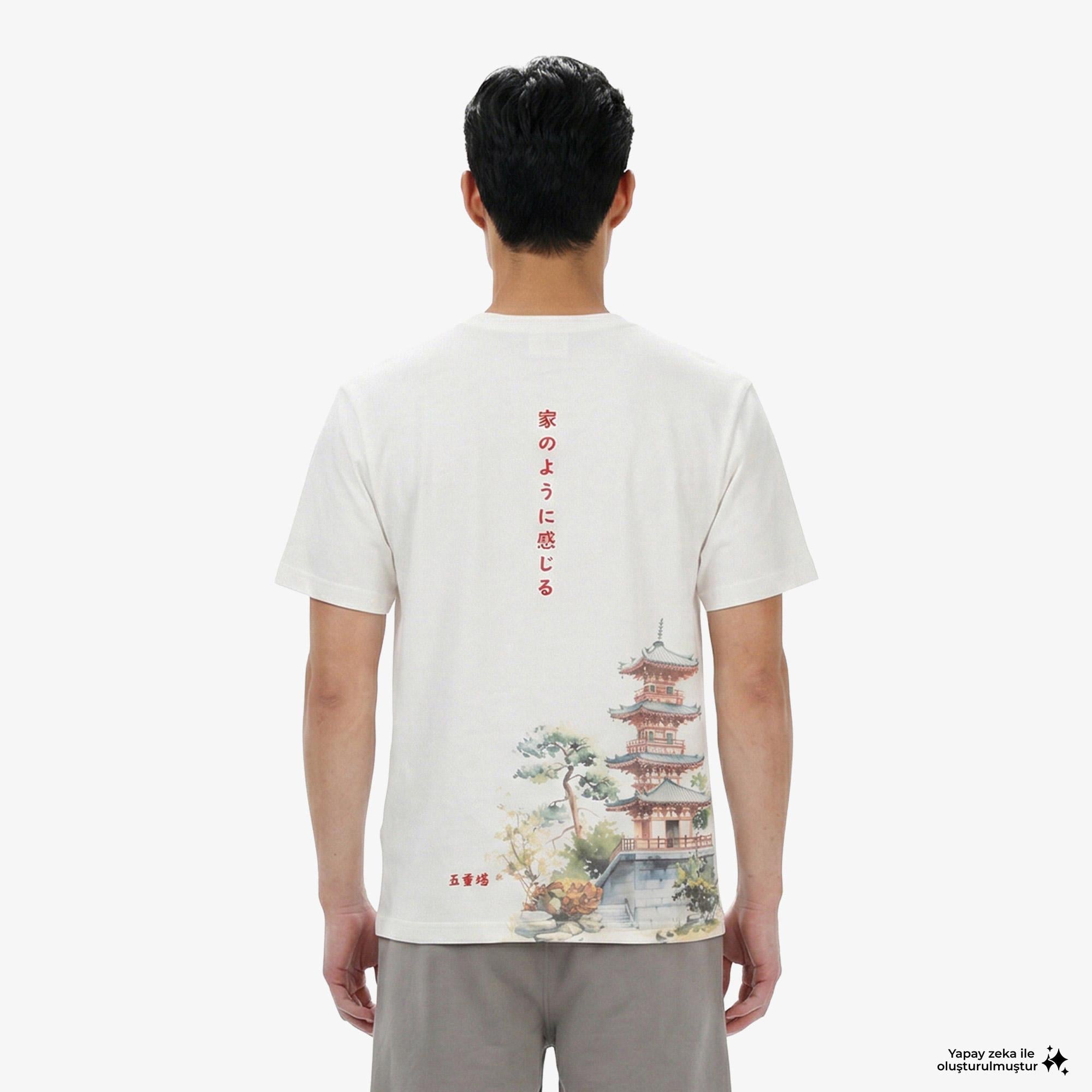 UNITED4 Regular Fit Erkek Bej T-Shirt
