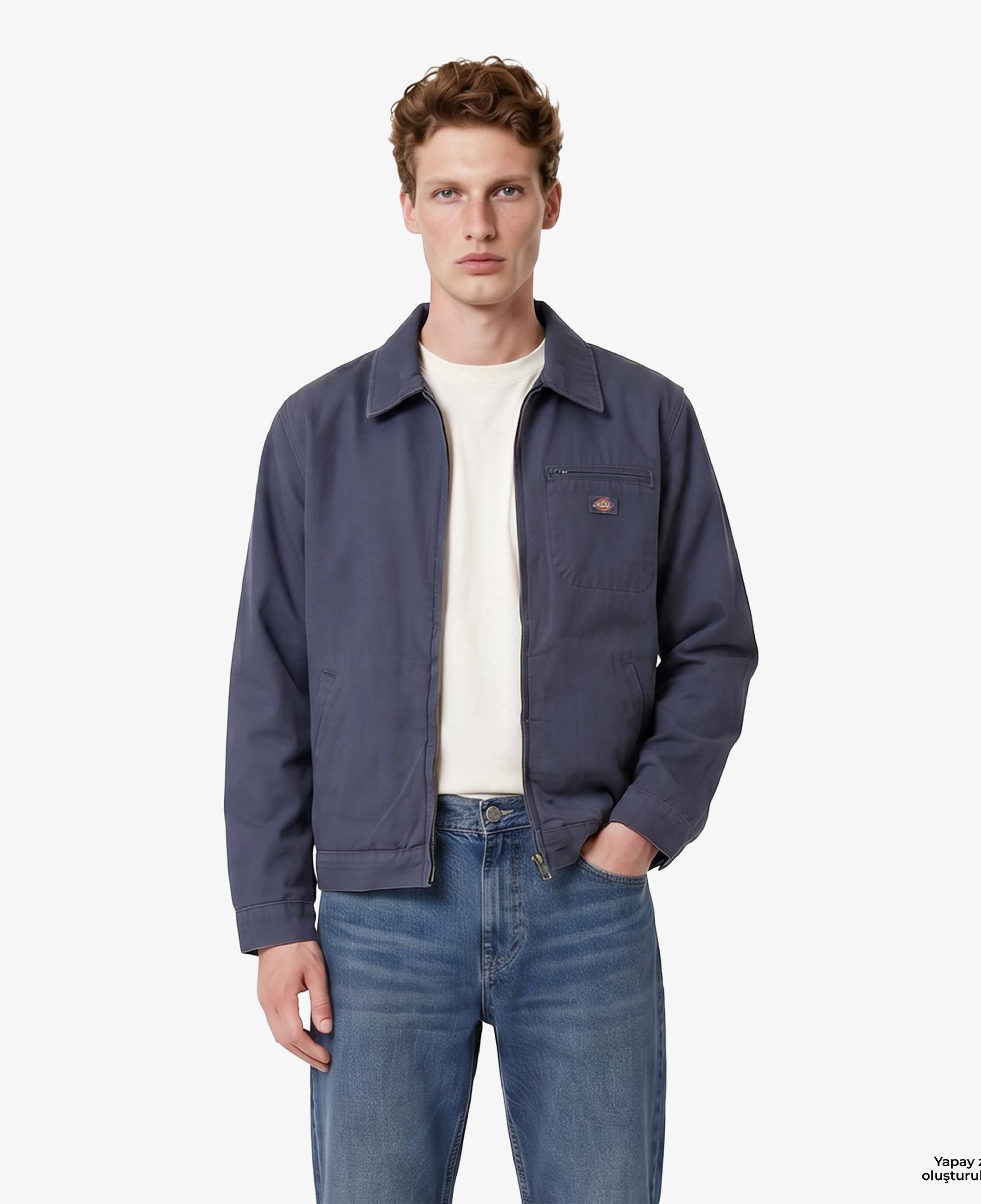 Dickies Unlined Canvas Painter Erkek Mavi Ceket