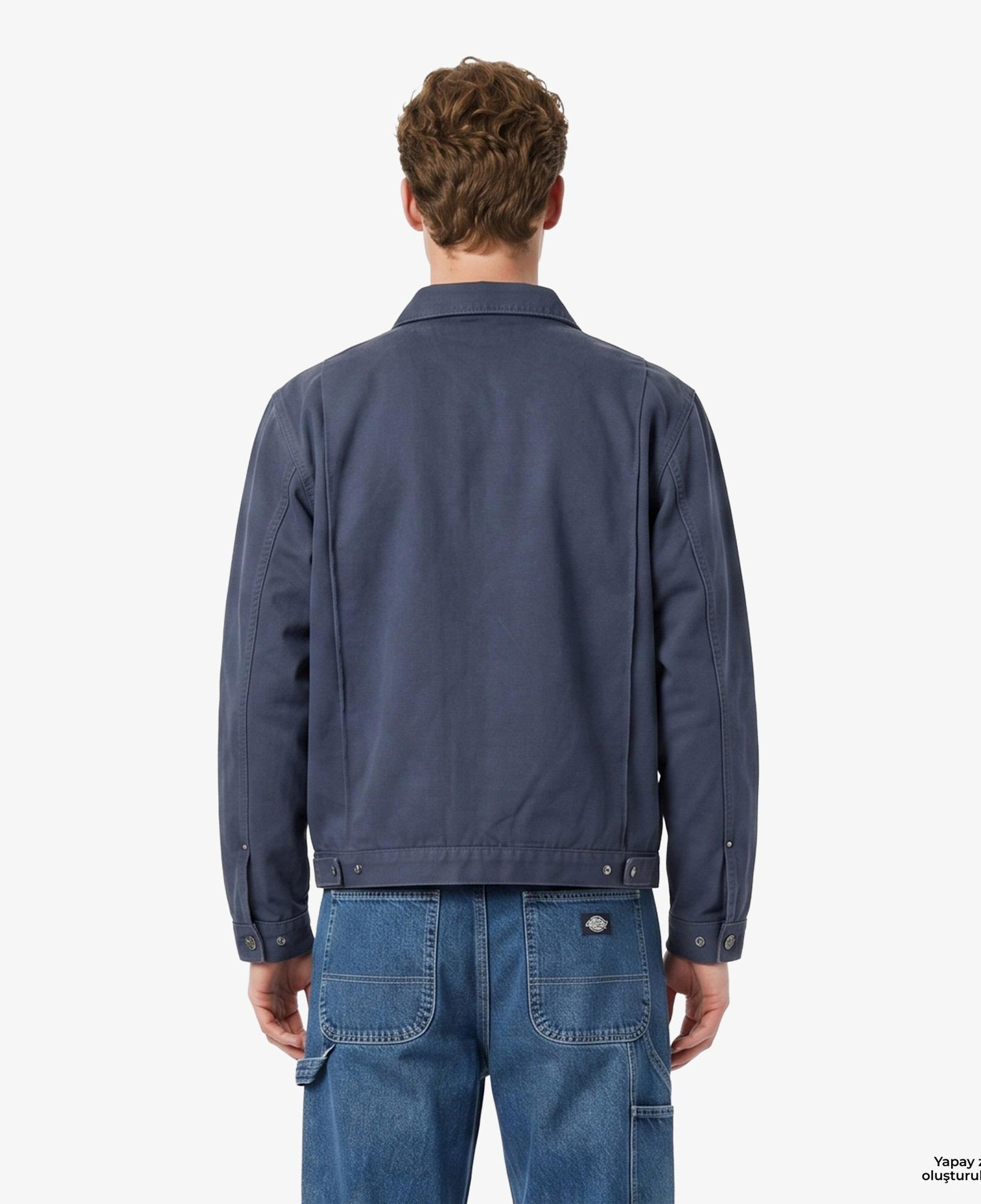 Dickies Unlined Canvas Painter Erkek Mavi Ceket
