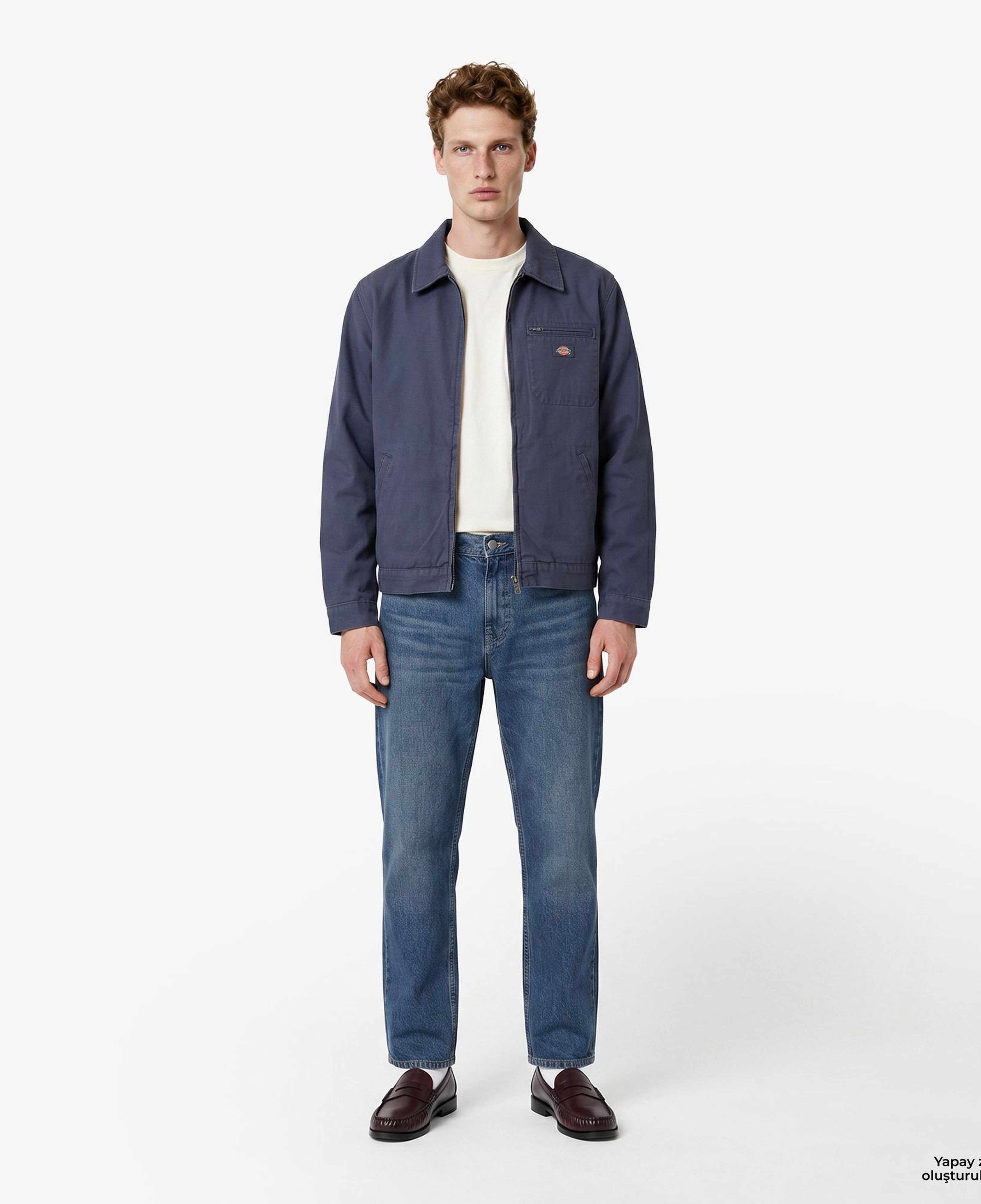 Dickies Unlined Canvas Painter Erkek Mavi Ceket