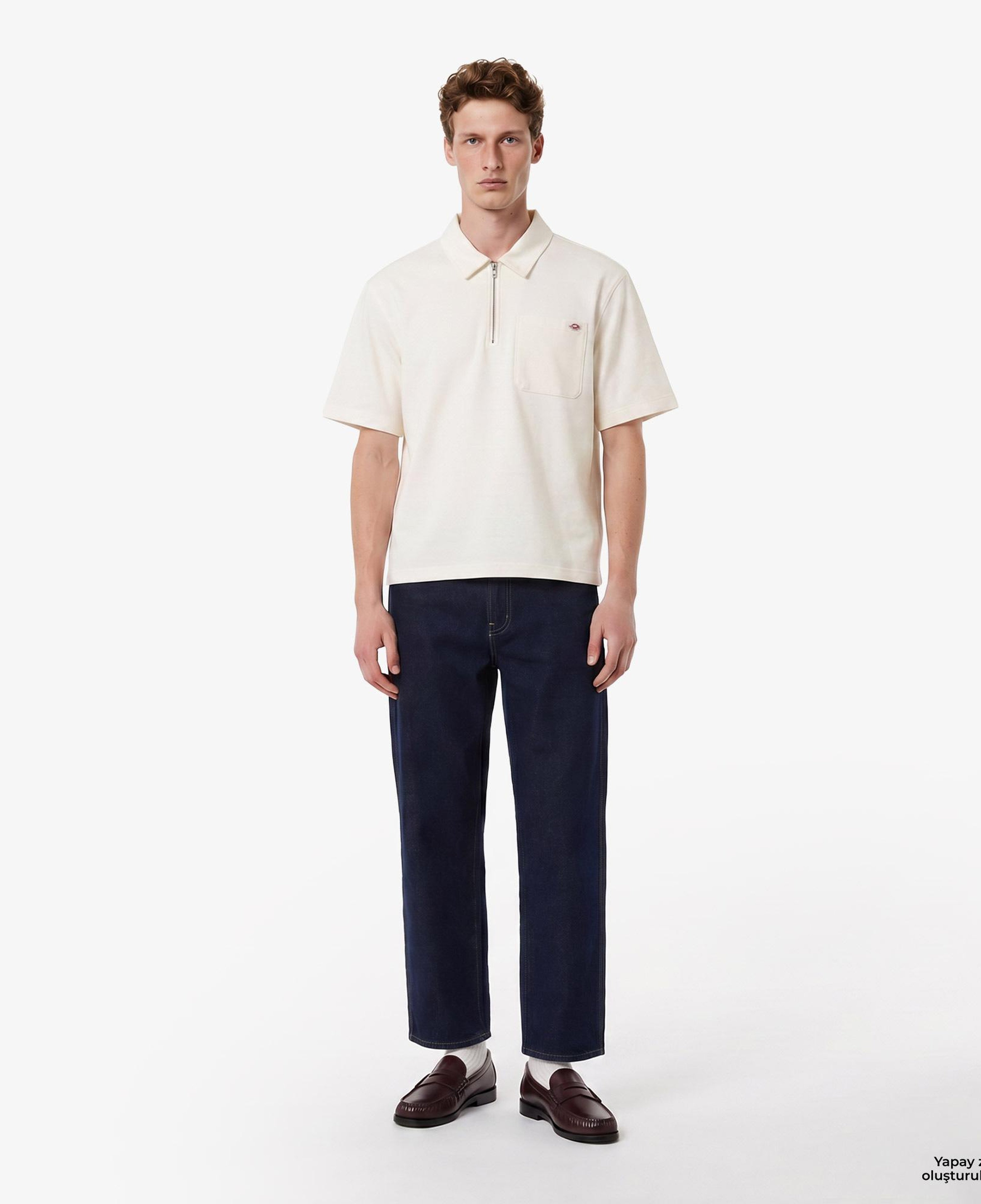Dickies Cadiz Çeyrek Fermuarlı Erkek Bej Gömlek