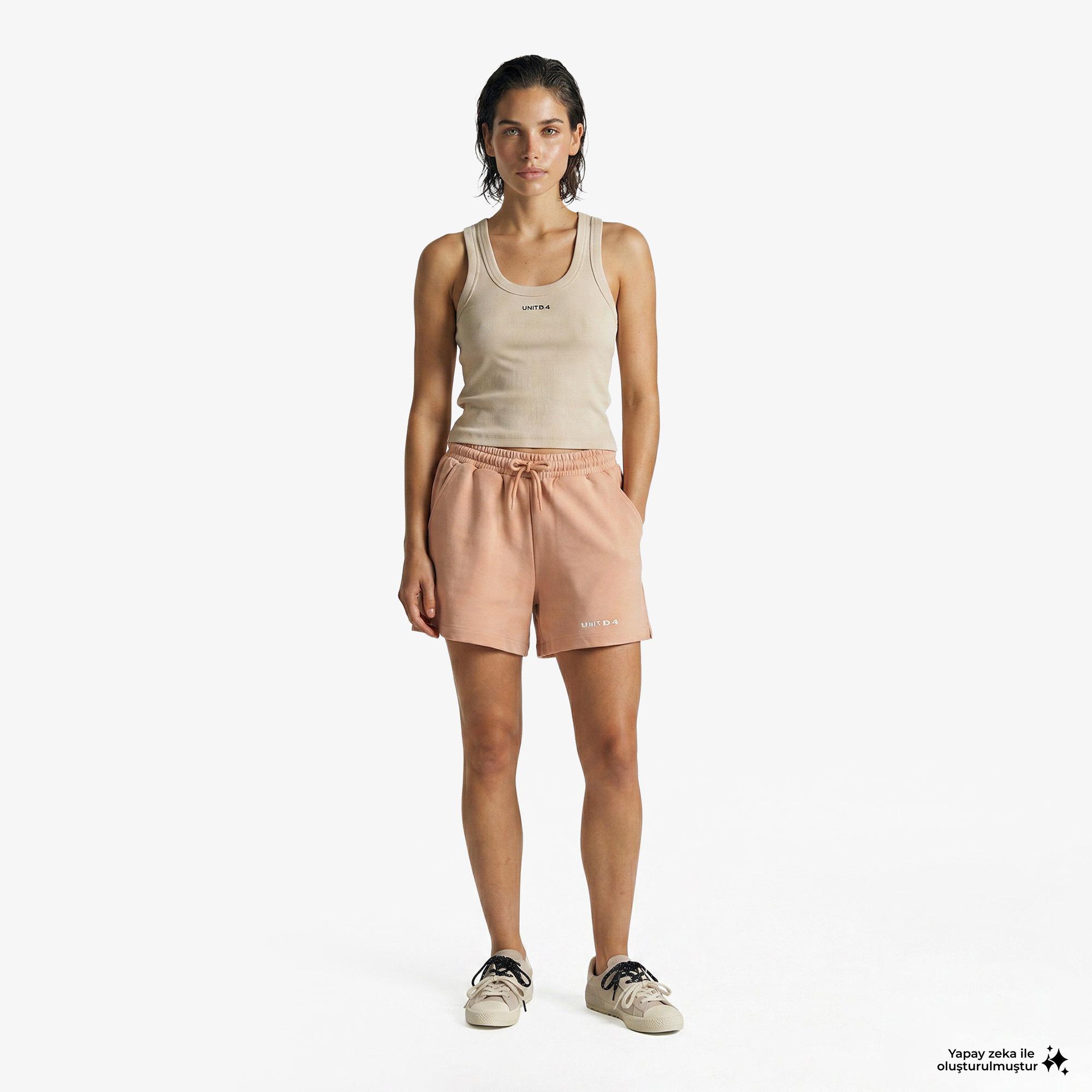 UNITED4 Regular Fit Kadın Pembe Şort