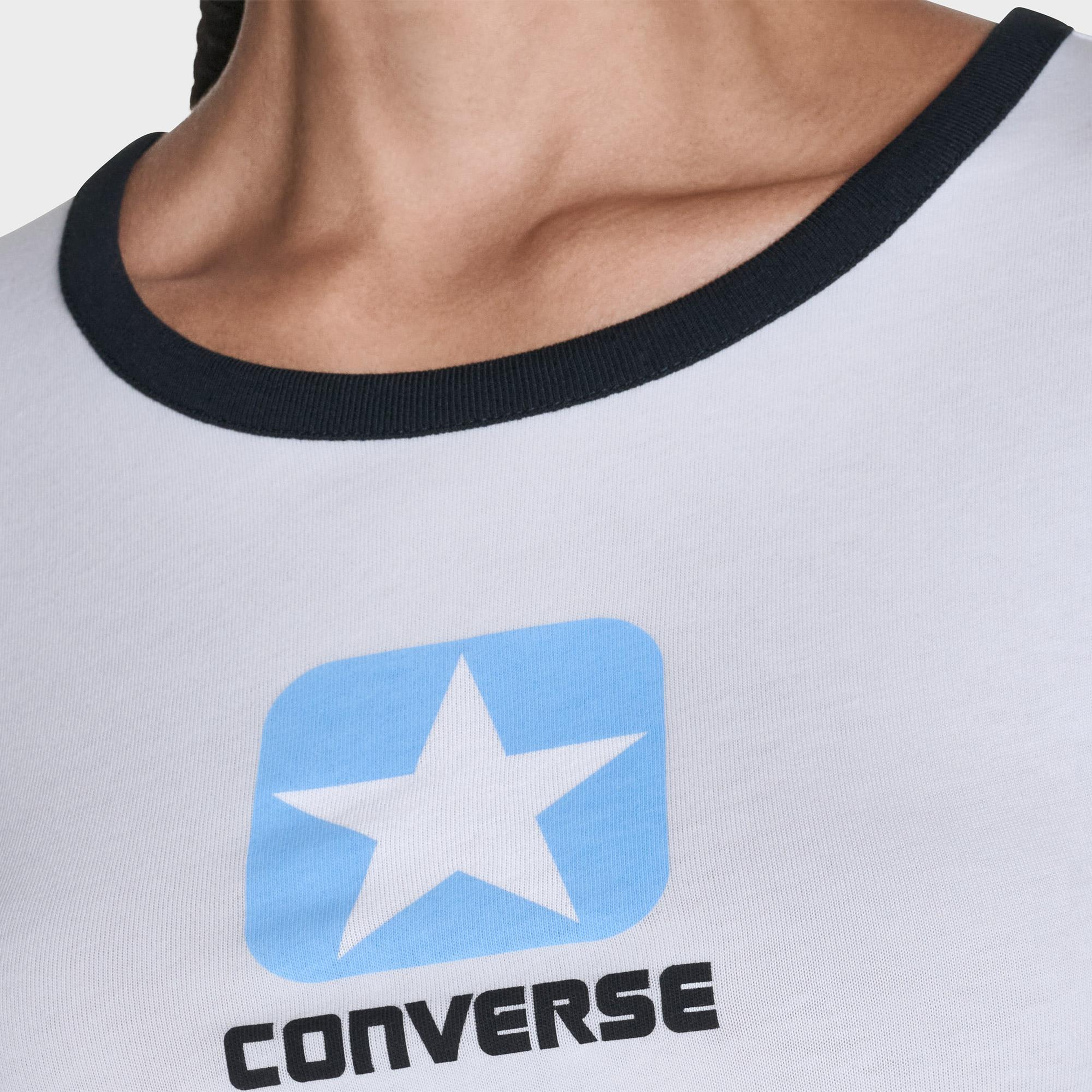 Converse Kadın Beyaz T-Shirt