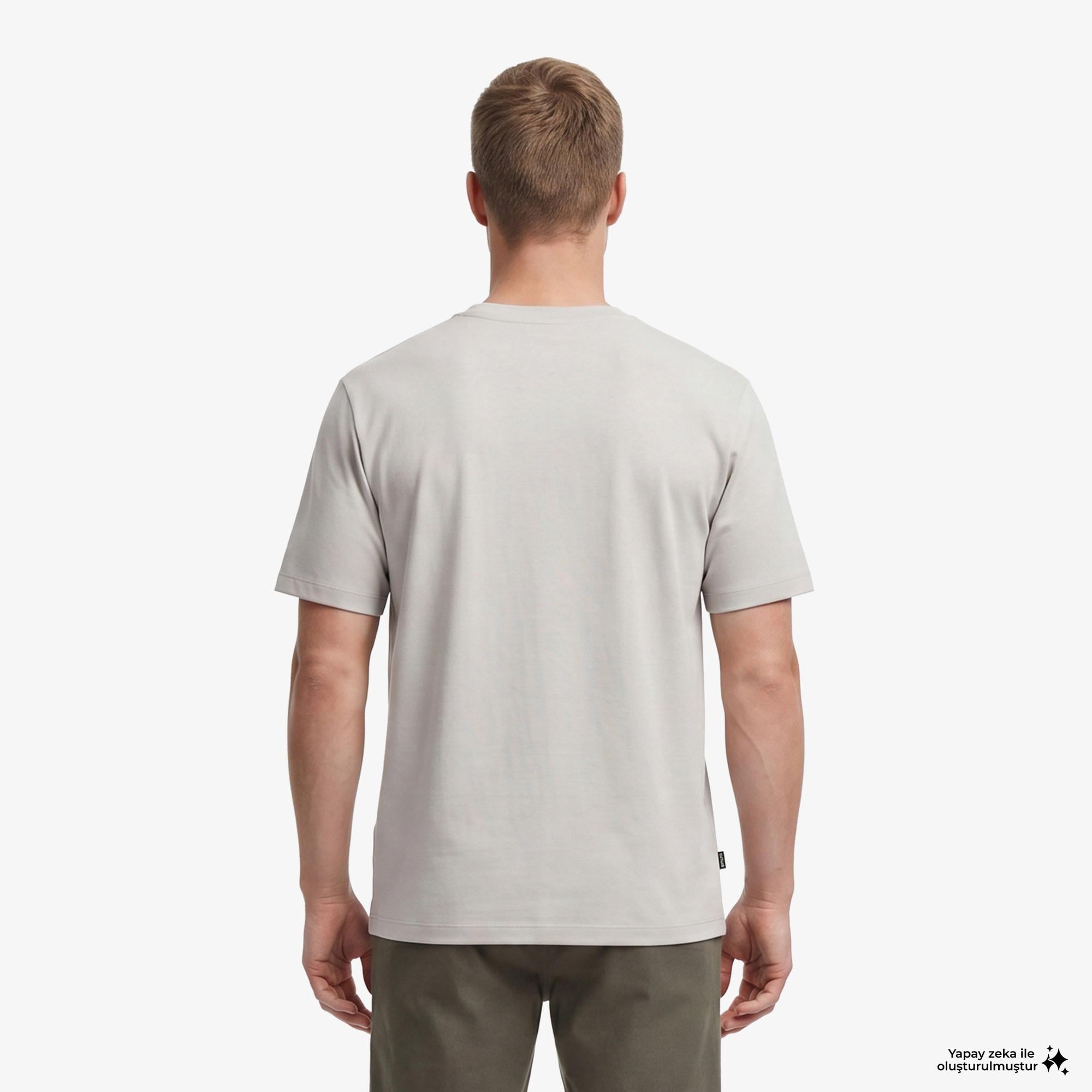 Nautica Erkek Gri T-Shirt