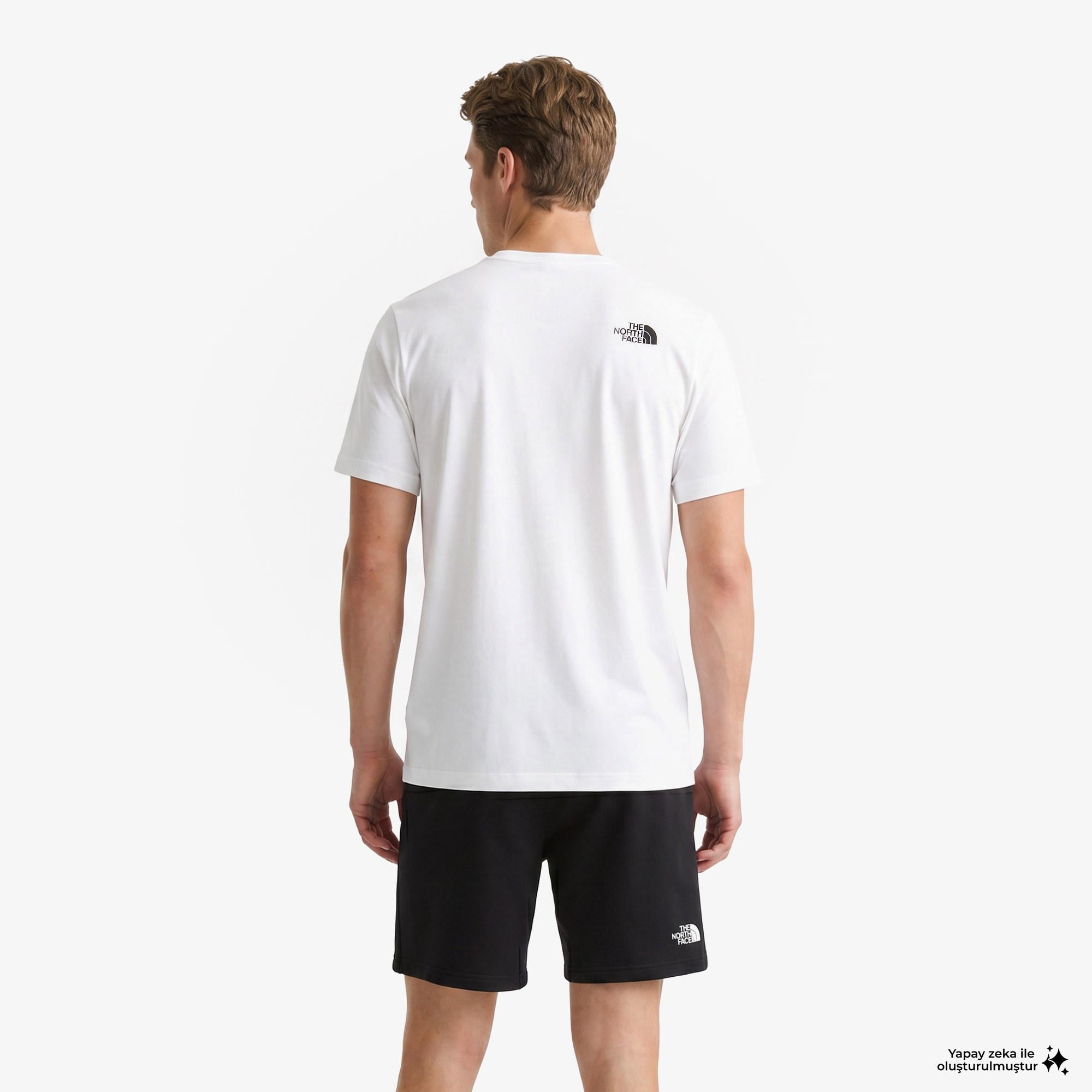 The North Face Odles Tech Erkek Beyaz T-Shirt