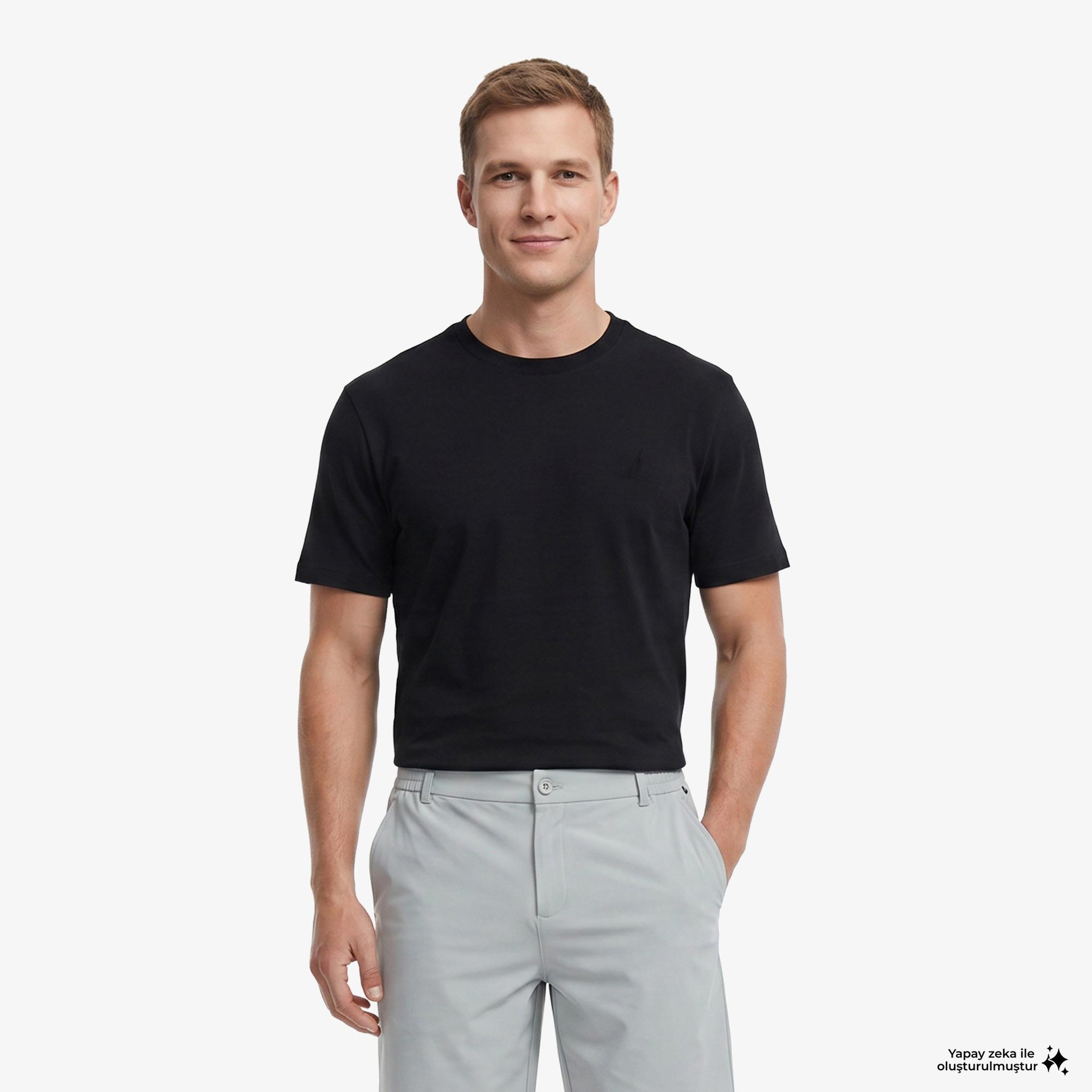 Nautica Erkek Siyah T-Shirt