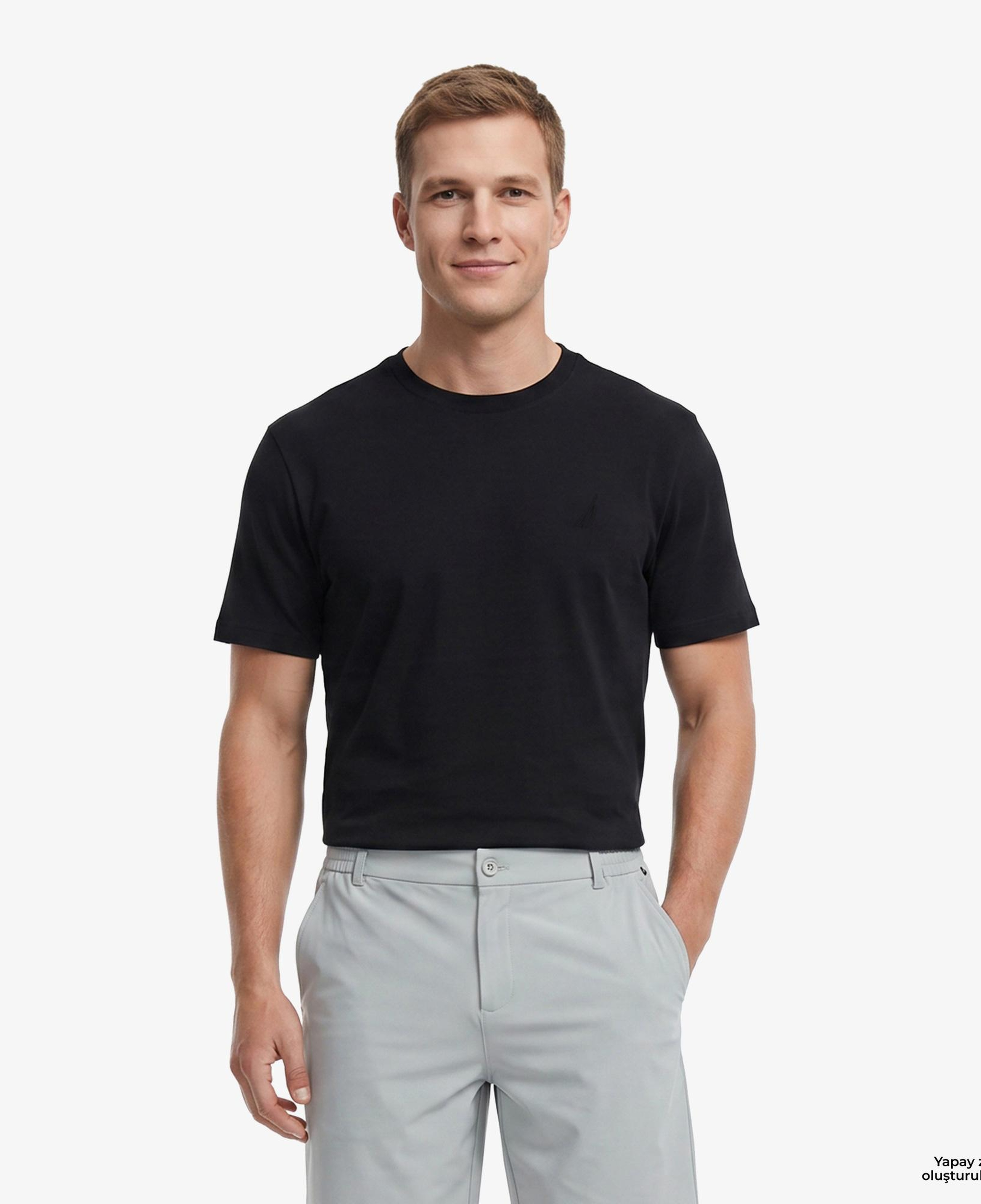 Nautica Erkek Siyah T-Shirt