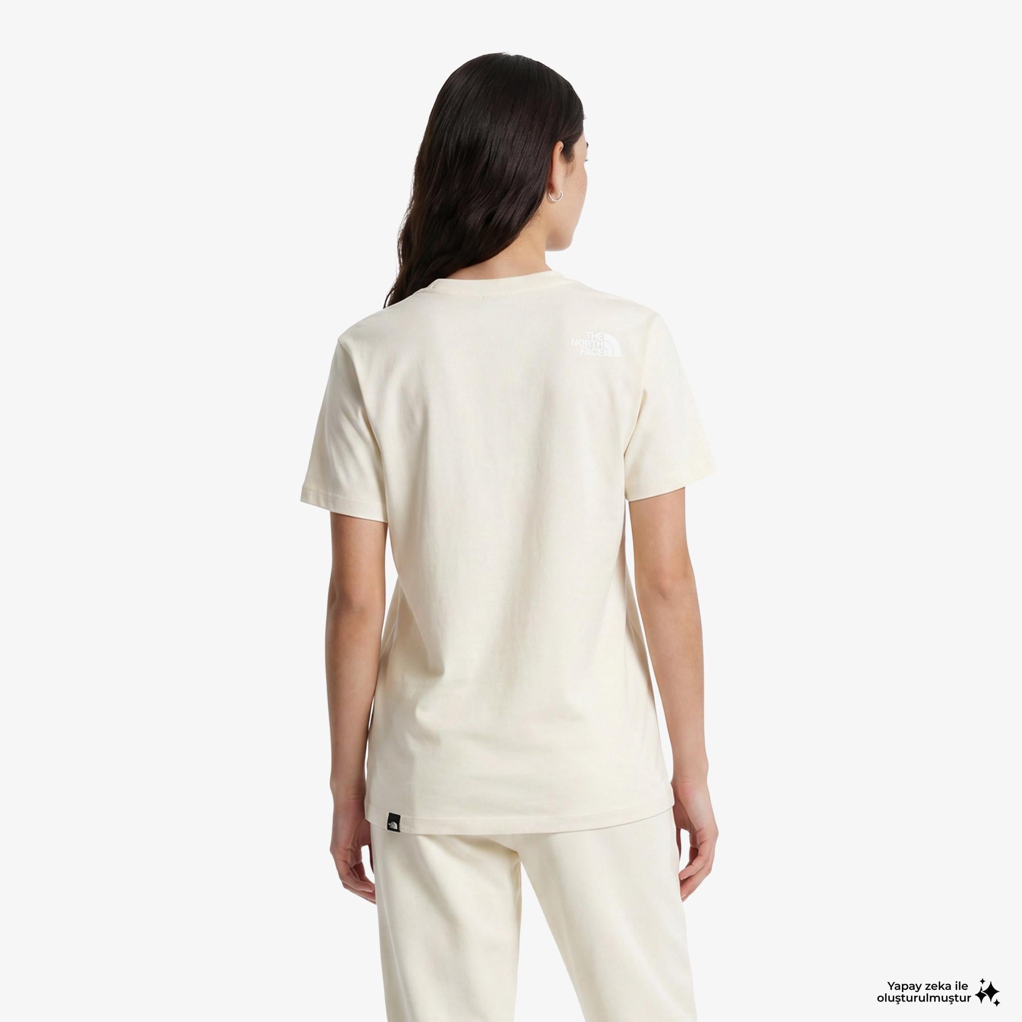 The North Face Blanca Regular Short Sleeve Kadın Beyaz T-Shirt