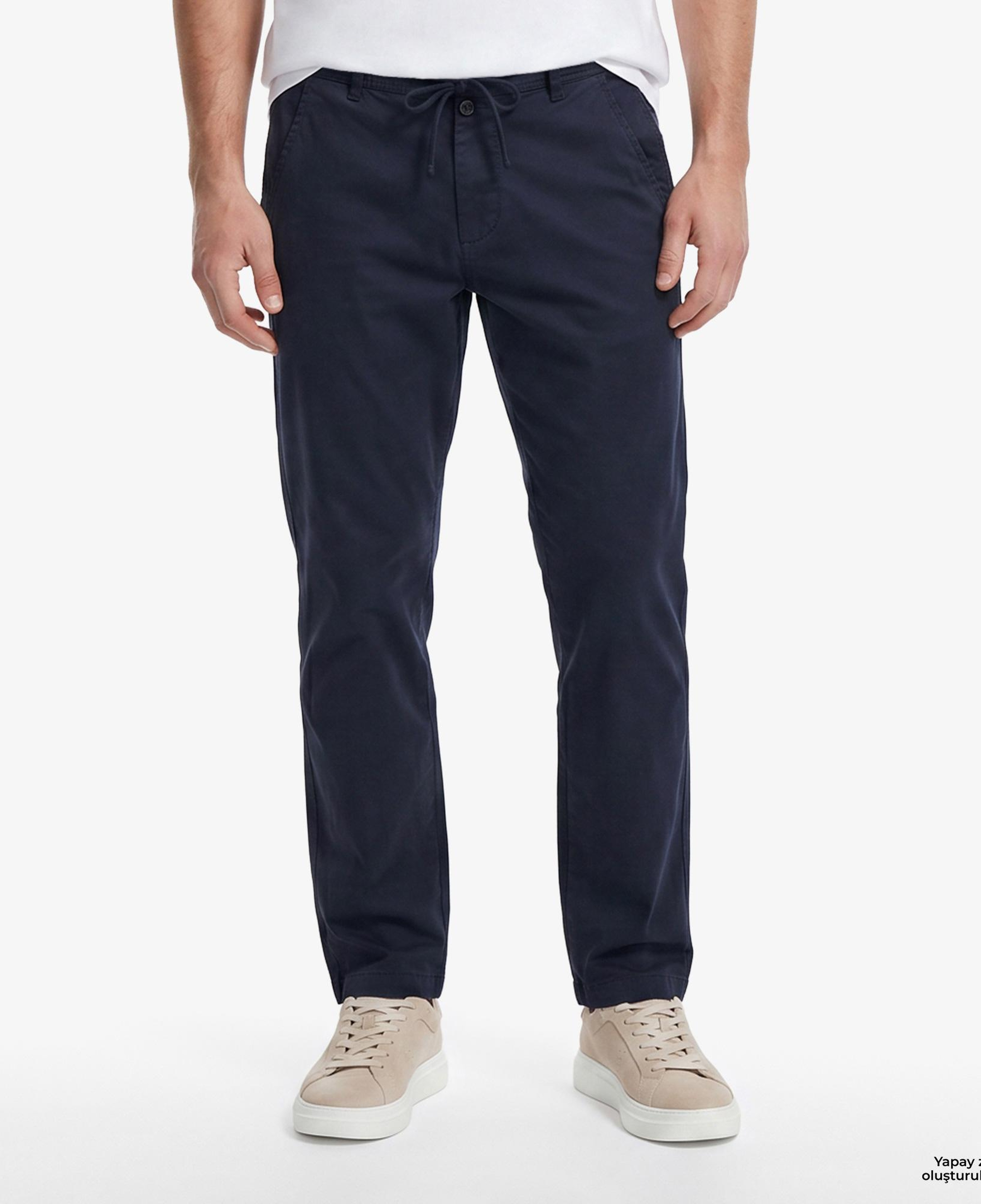 Nautica Erkek Lacivert Slim Fit Pantolon
