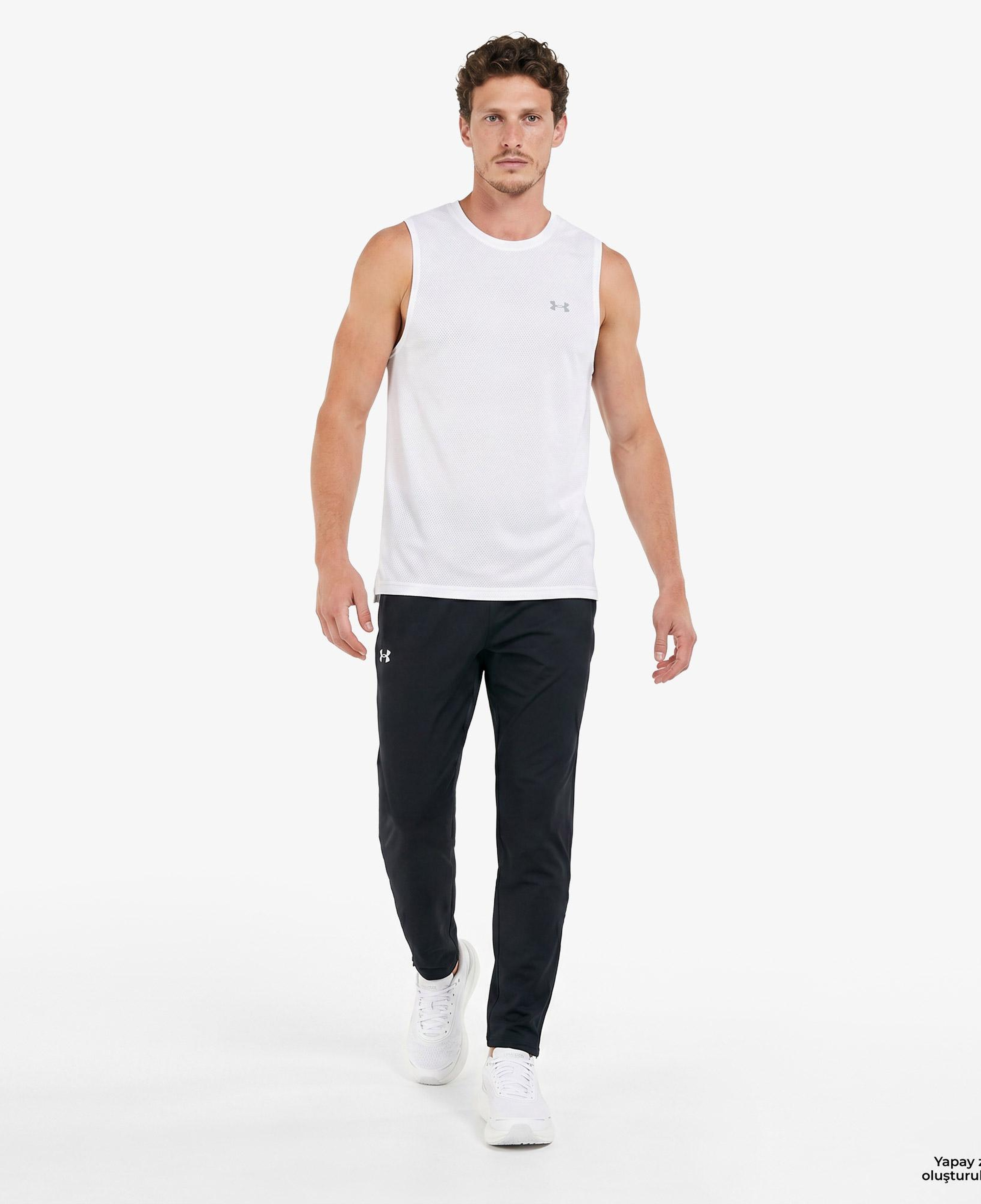 Under Armour Velociti Tank Erkek Beyaz Koşu Atlet