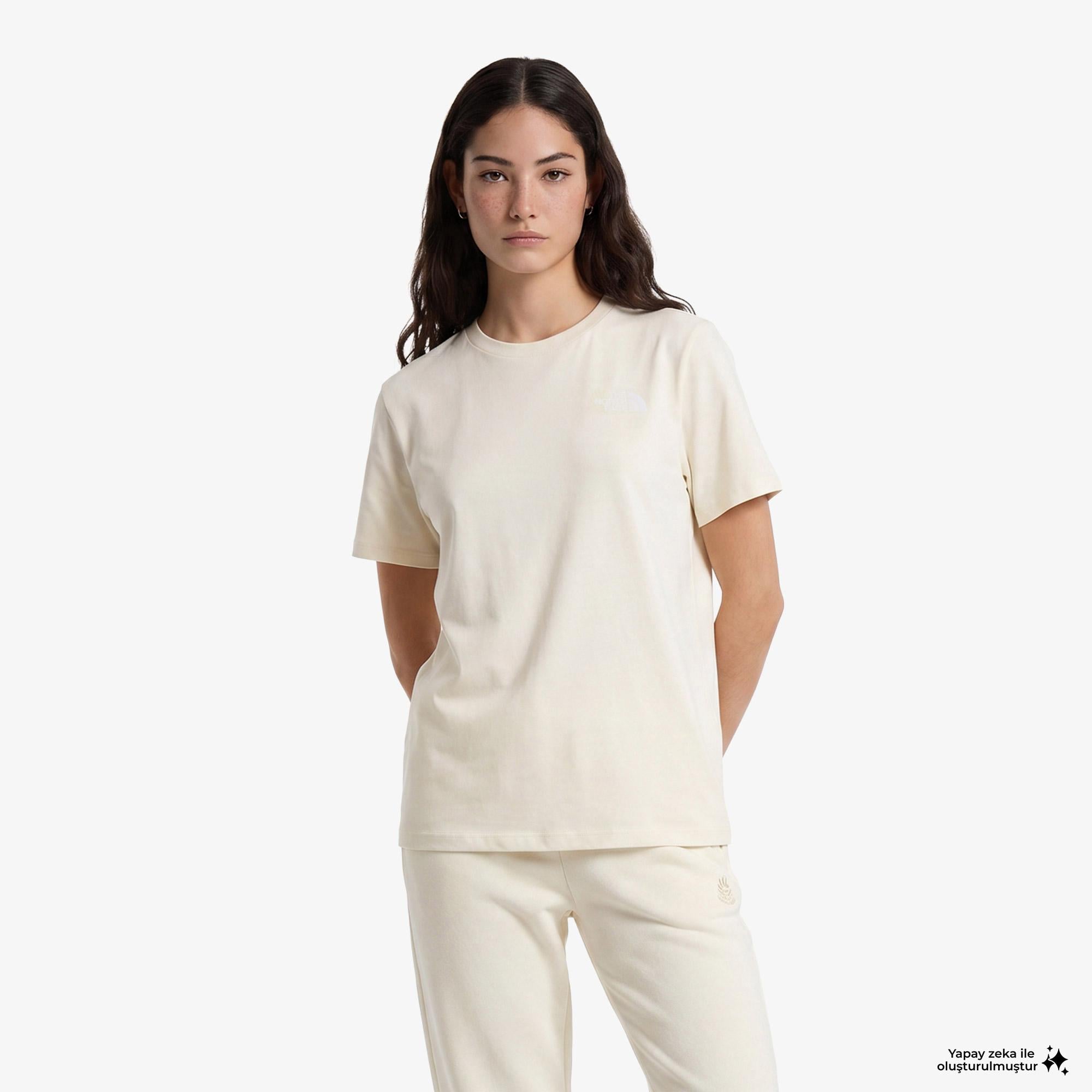 The North Face Blanca Regular Short Sleeve Kadın Beyaz T-Shirt