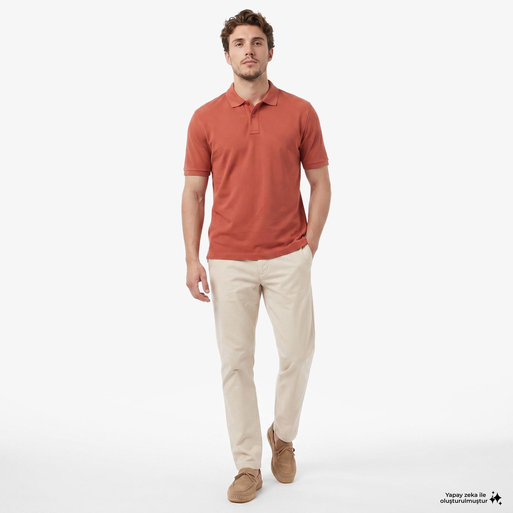 Nautica Erkek Ekru Regular Fit Pantolon
