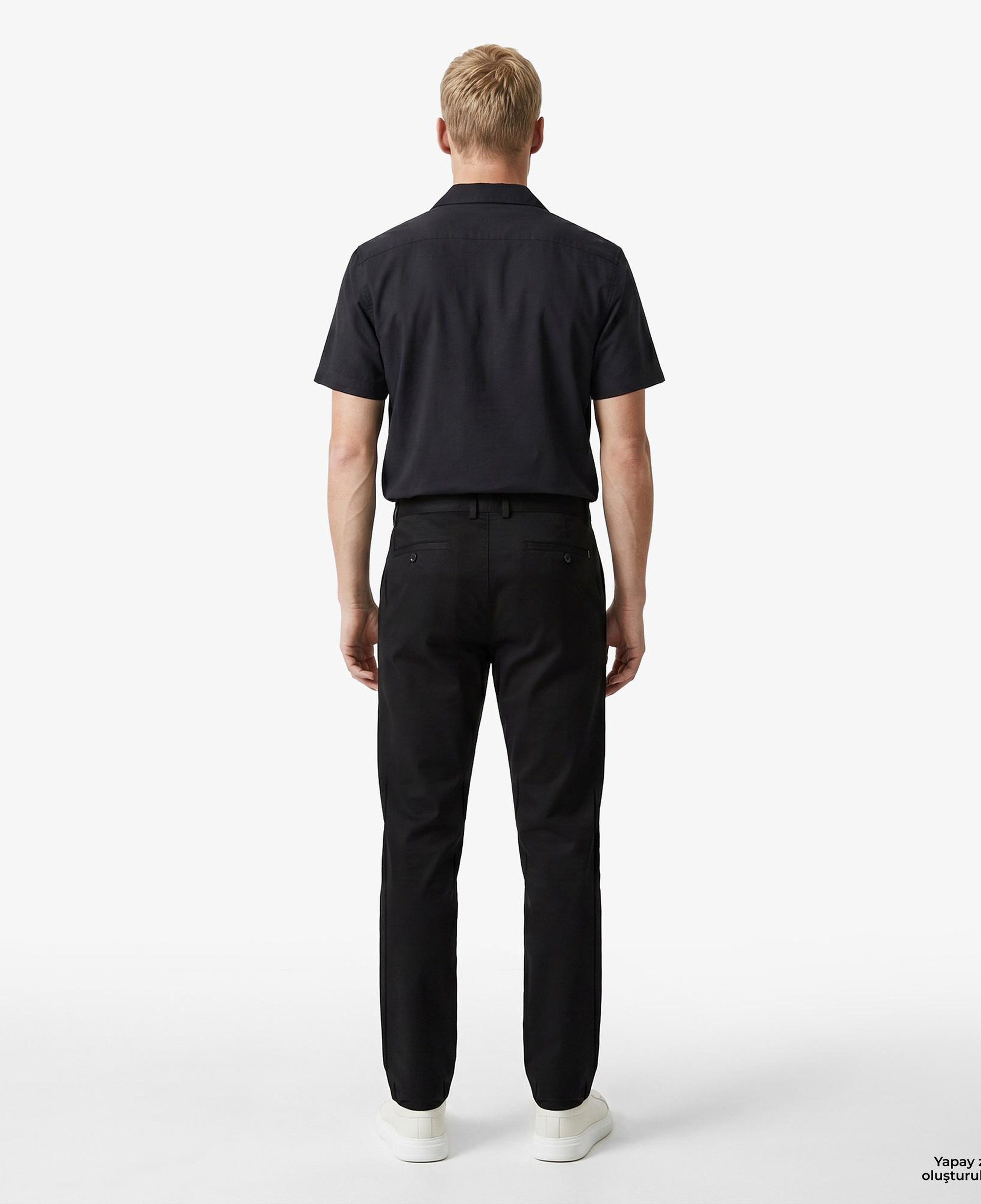 Nautica Erkek Siyah Regular Fit Pantolon