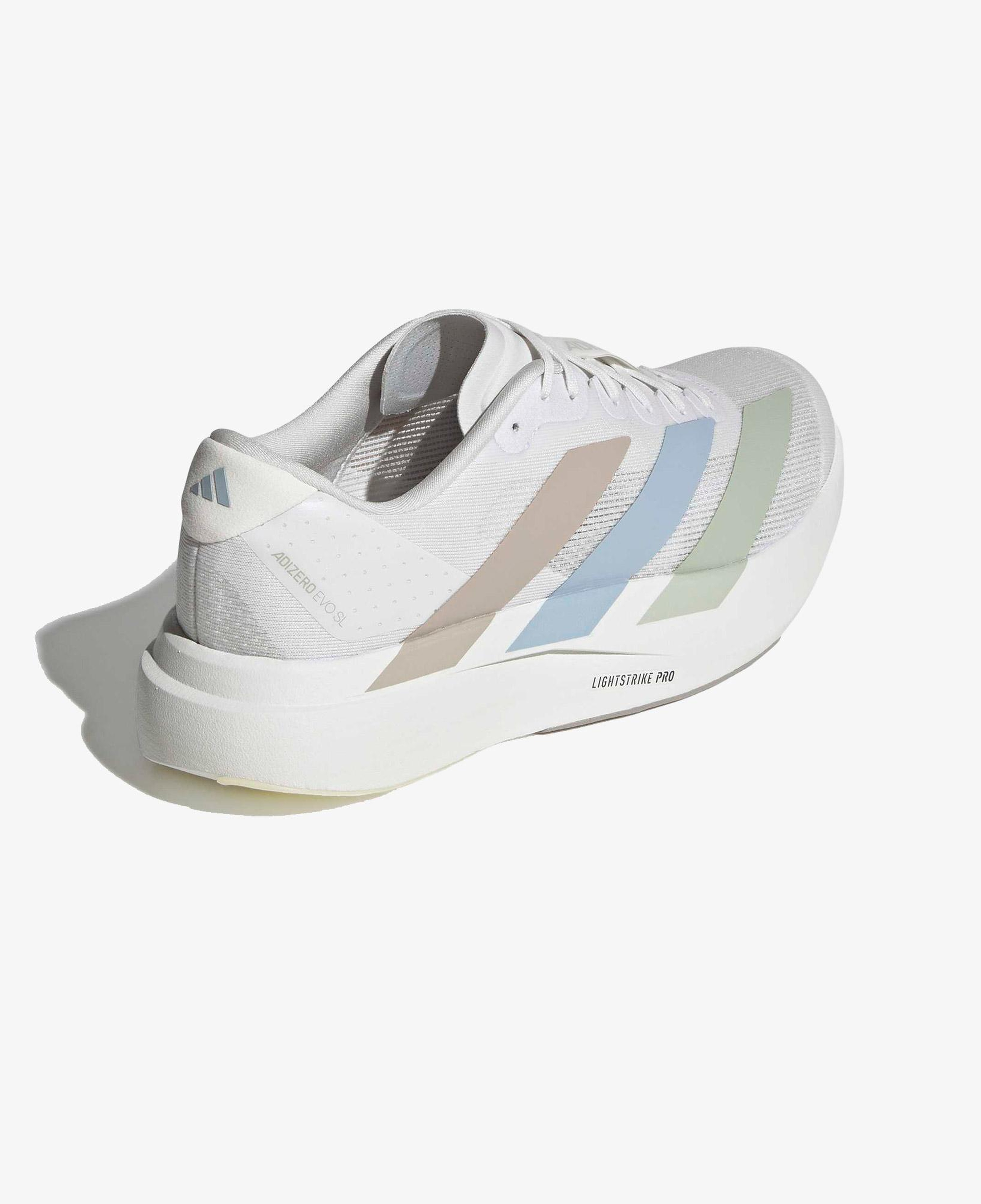adidas Adizero Evo Sl Erkek Beyaz Koşu Ayakkabısı