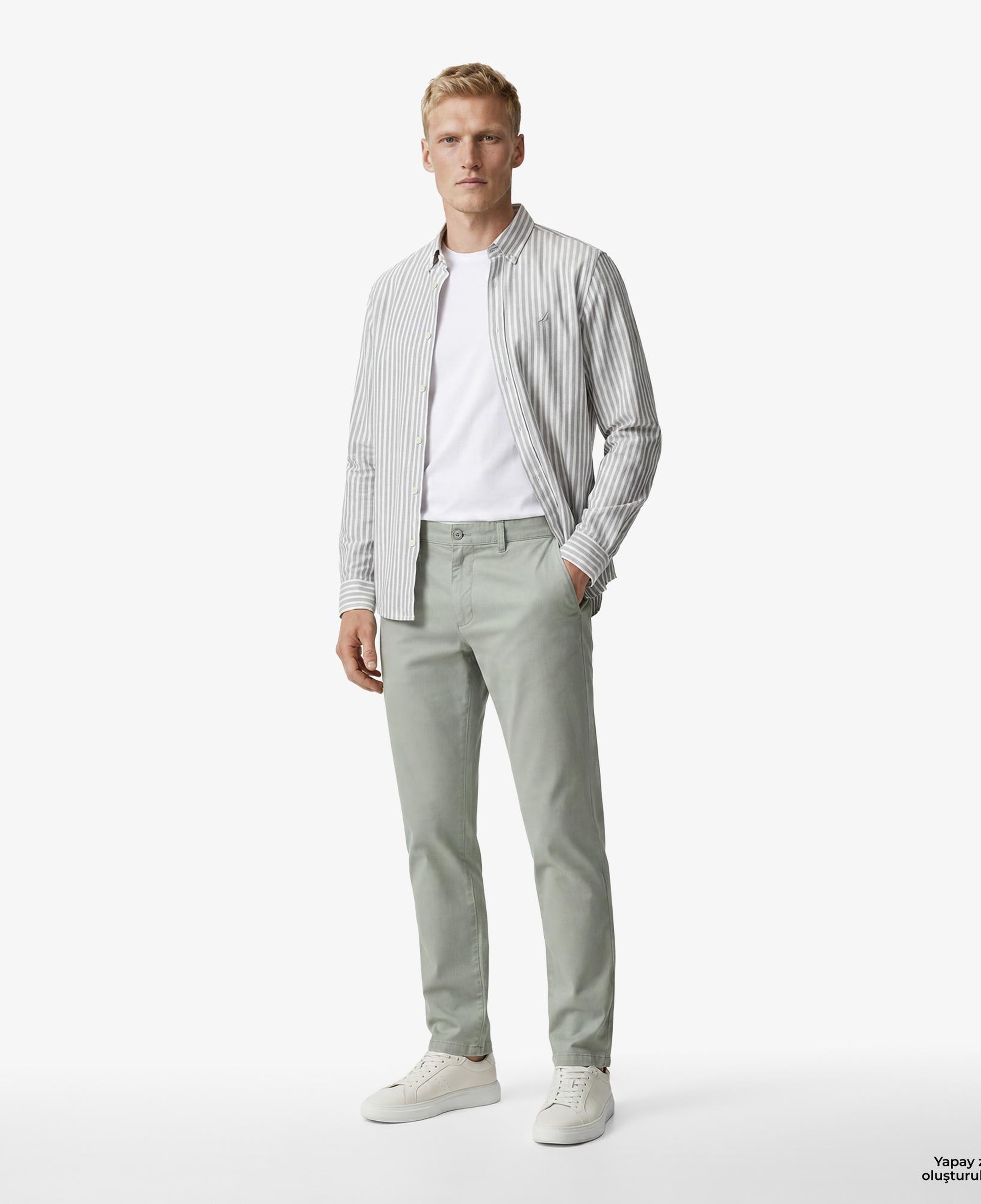 Nautica Erkek Yeşil Regular Fit Pantolon