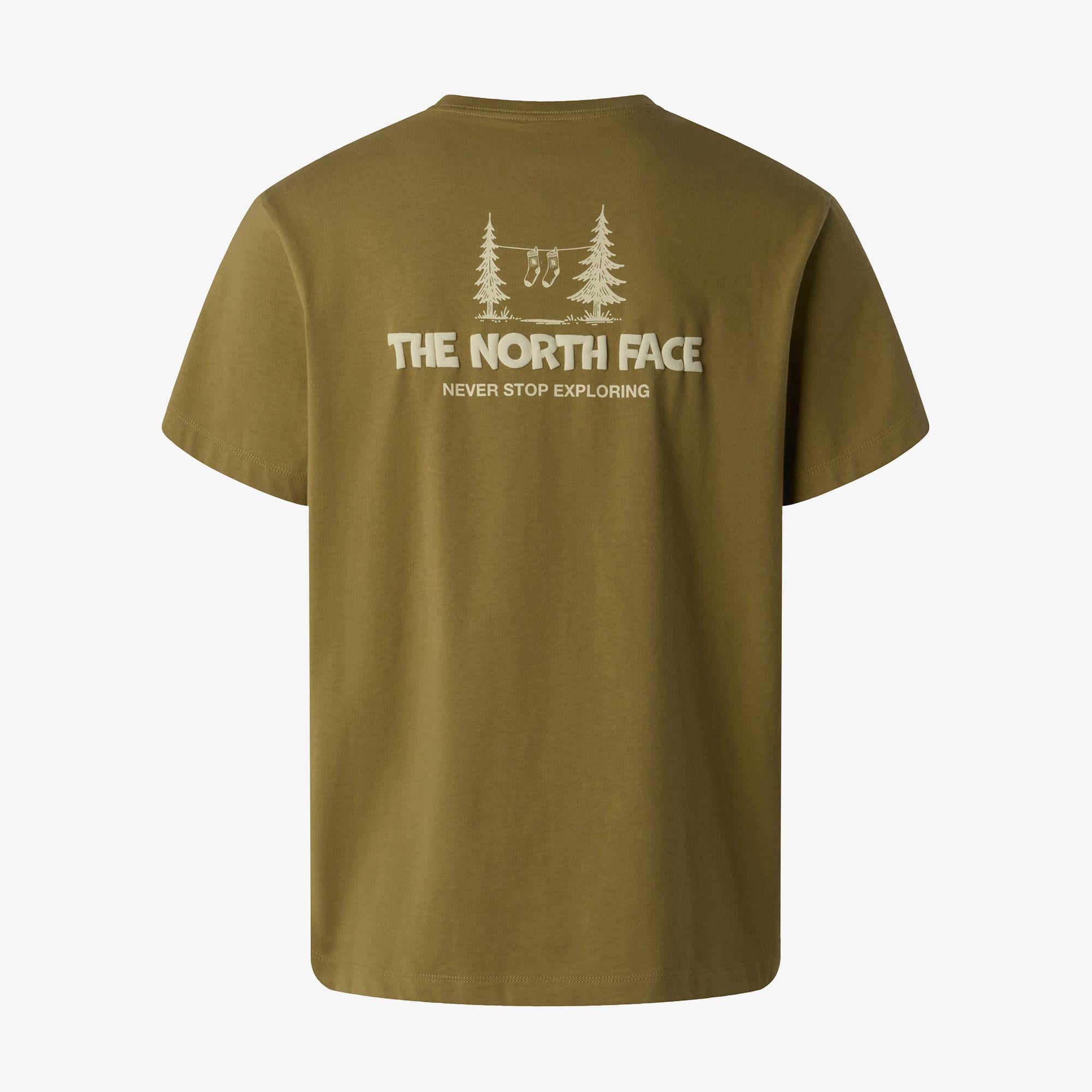 The North Face Camping Relaxed Erkek Sarı T-Shirt