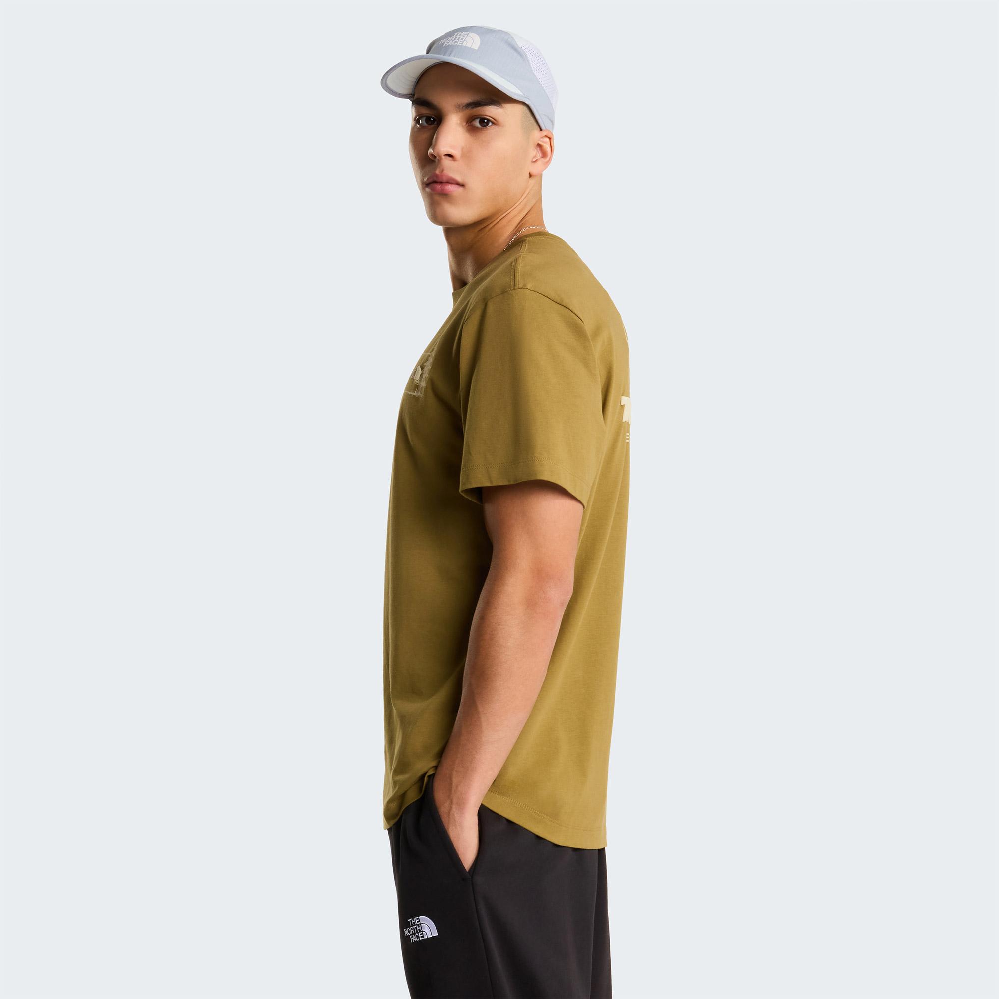 The North Face Camping Relaxed Erkek Sarı T-Shirt