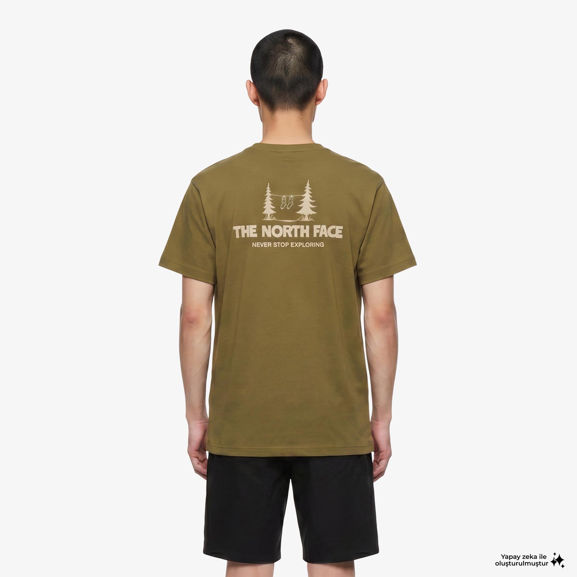 The North Face Camping Relaxed Erkek Sarı T-Shirt