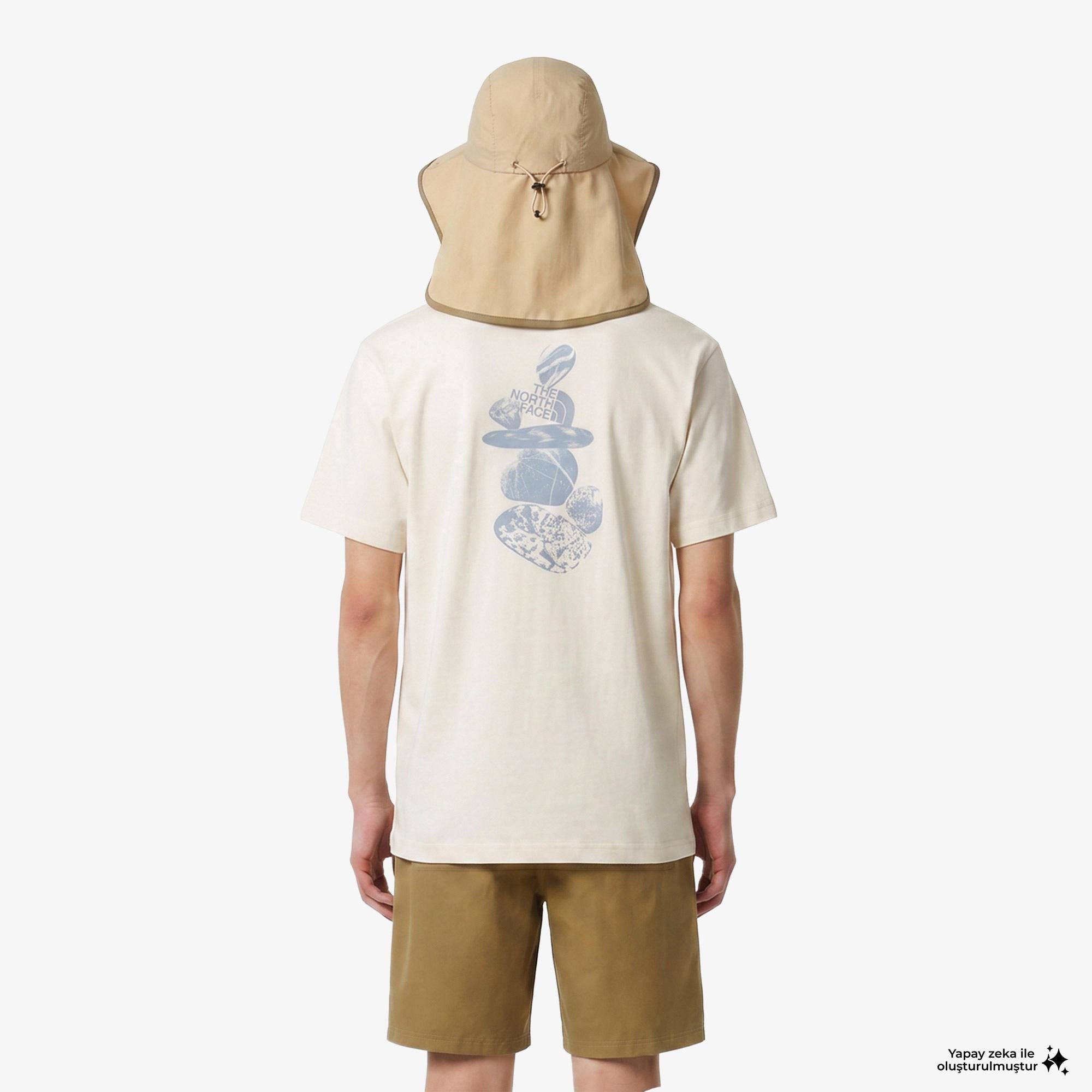 The North Face Stones Relaxed Erkek Beyaz T-Shirt