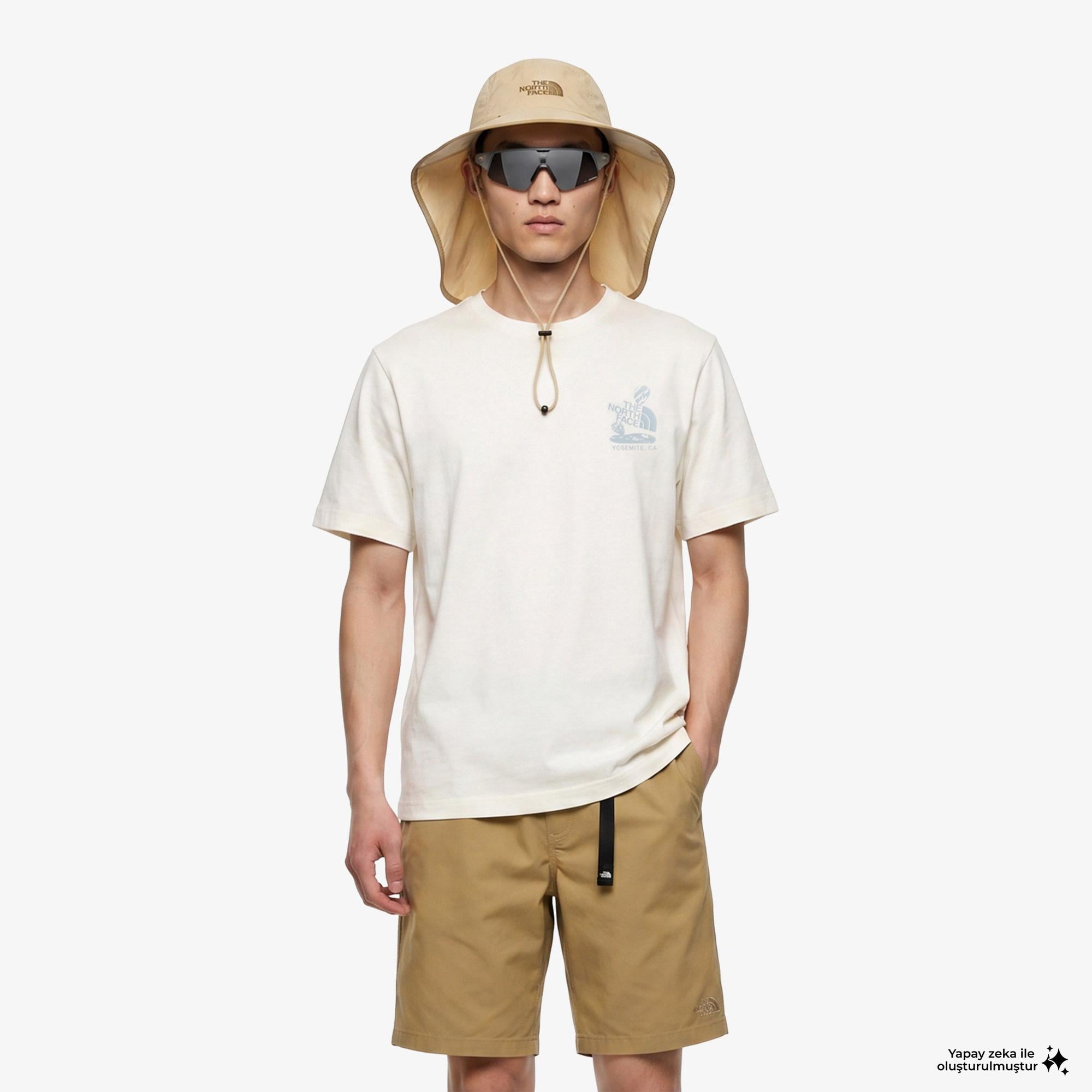 The North Face Stones Relaxed Erkek Beyaz T-Shirt