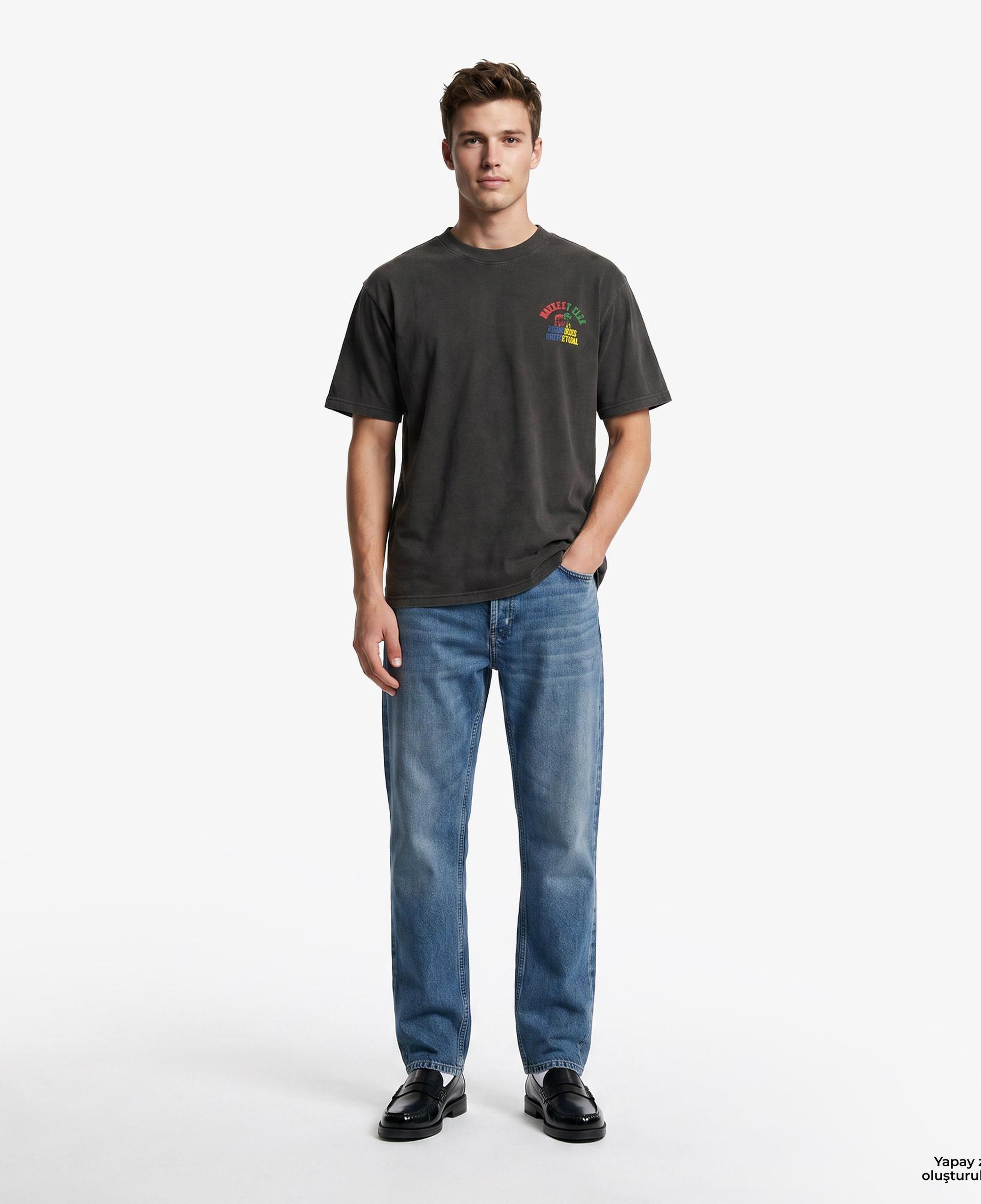 Market Smiley Foul Play Erkek Siyah T-Shirt