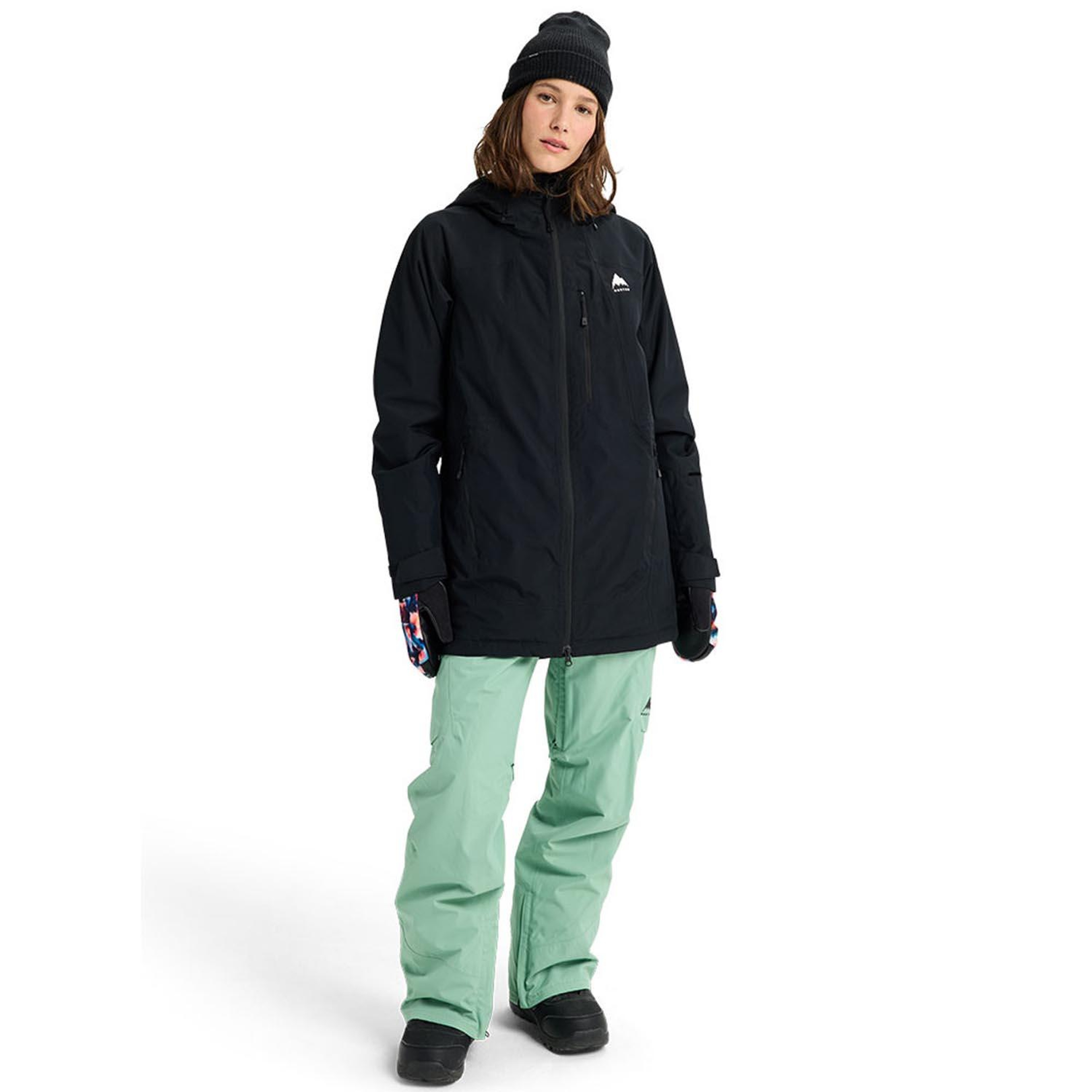 Burton Womens Reserve 2L Insulated Kadın Siyah Snowboard Ceketi