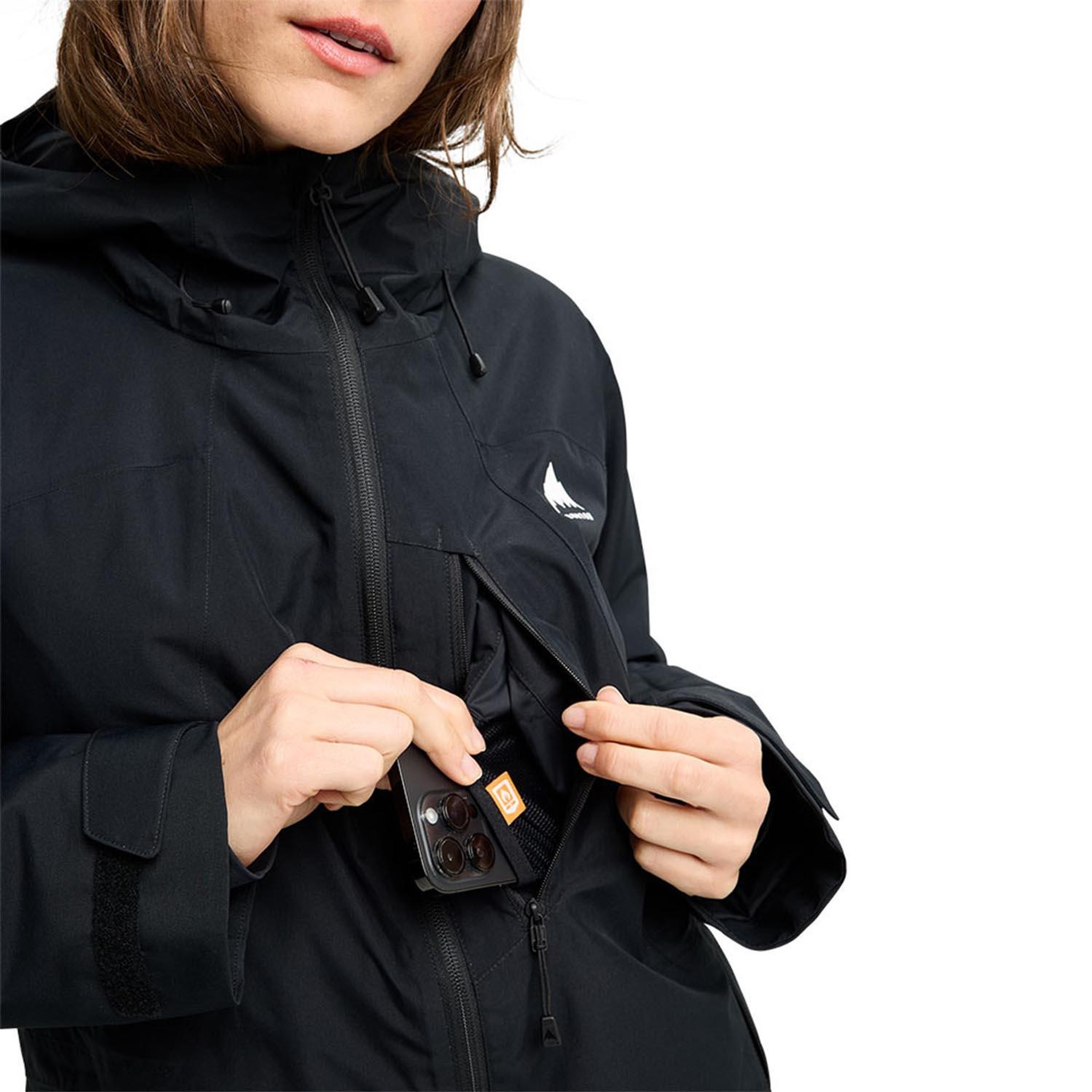 Burton Womens Reserve 2L Insulated Kadın Siyah Snowboard Ceketi