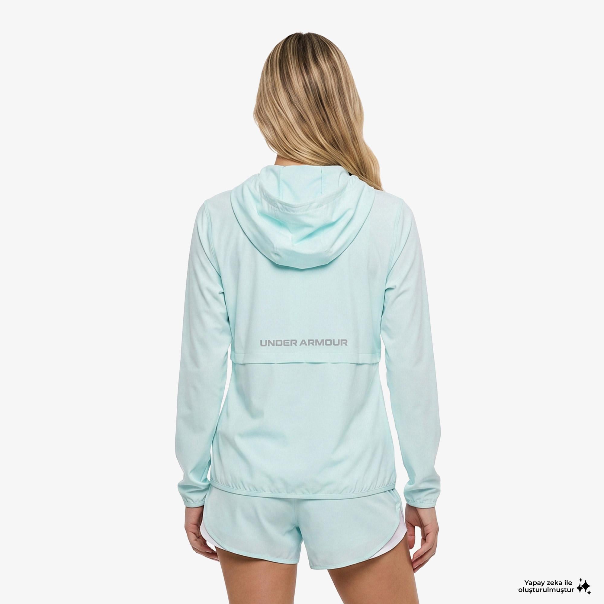 Under Armour Velociti Pro Storm Kadın Yeşil Koşu Ceket