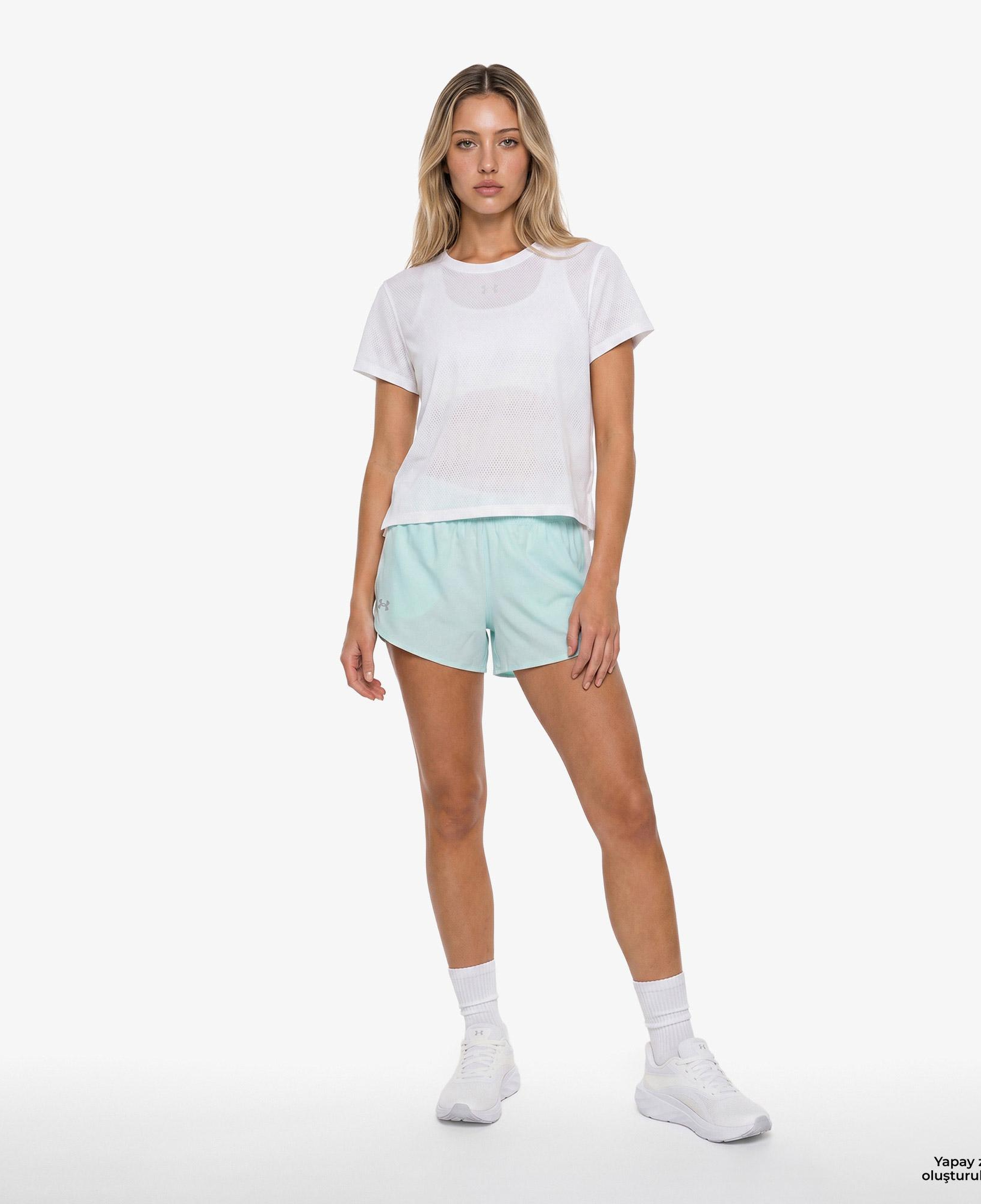 Under Armour Velociti Kadın Beyaz Koşu T-Shirt