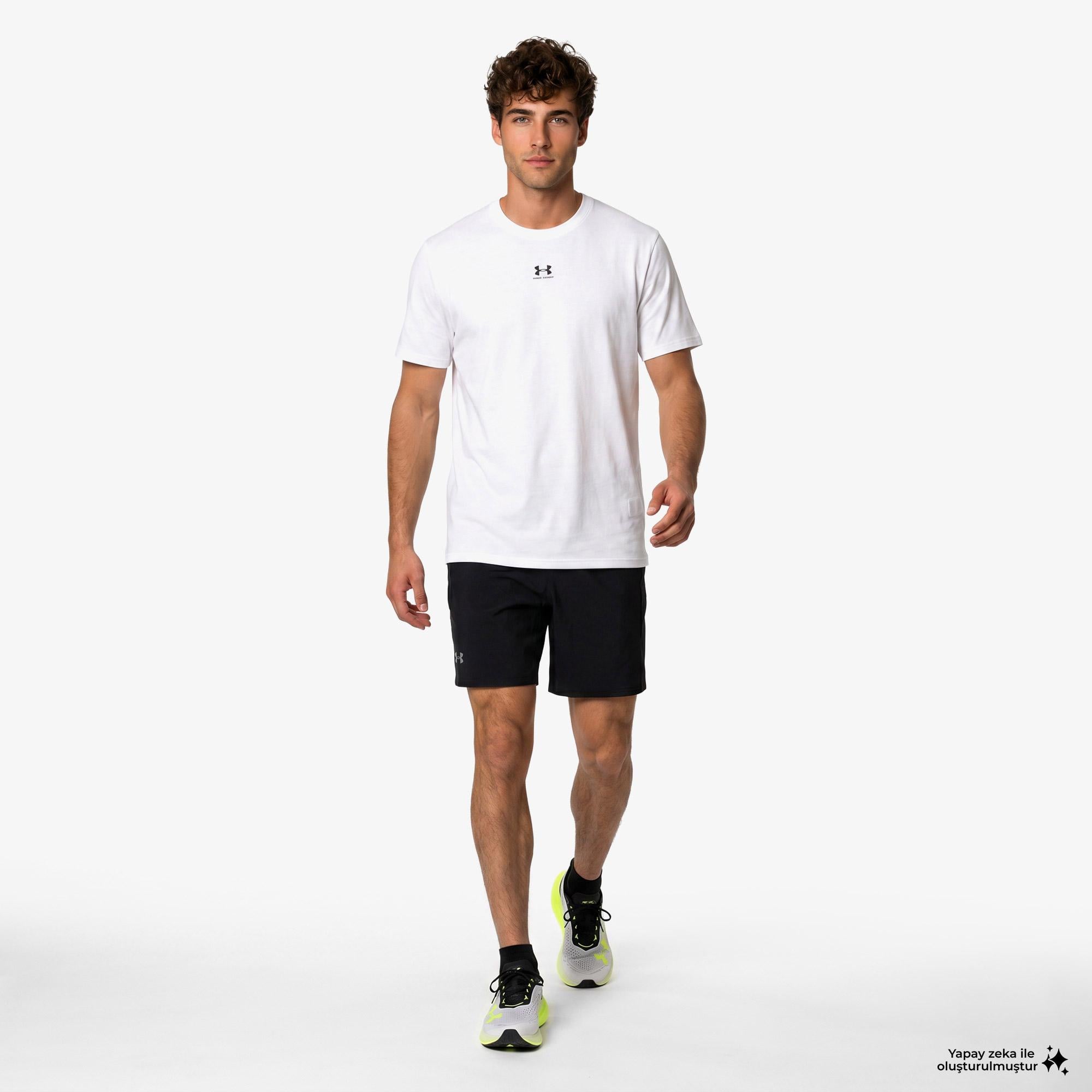 Under Armour Campus Oversize Ss Kadın Beyaz T-Shirt