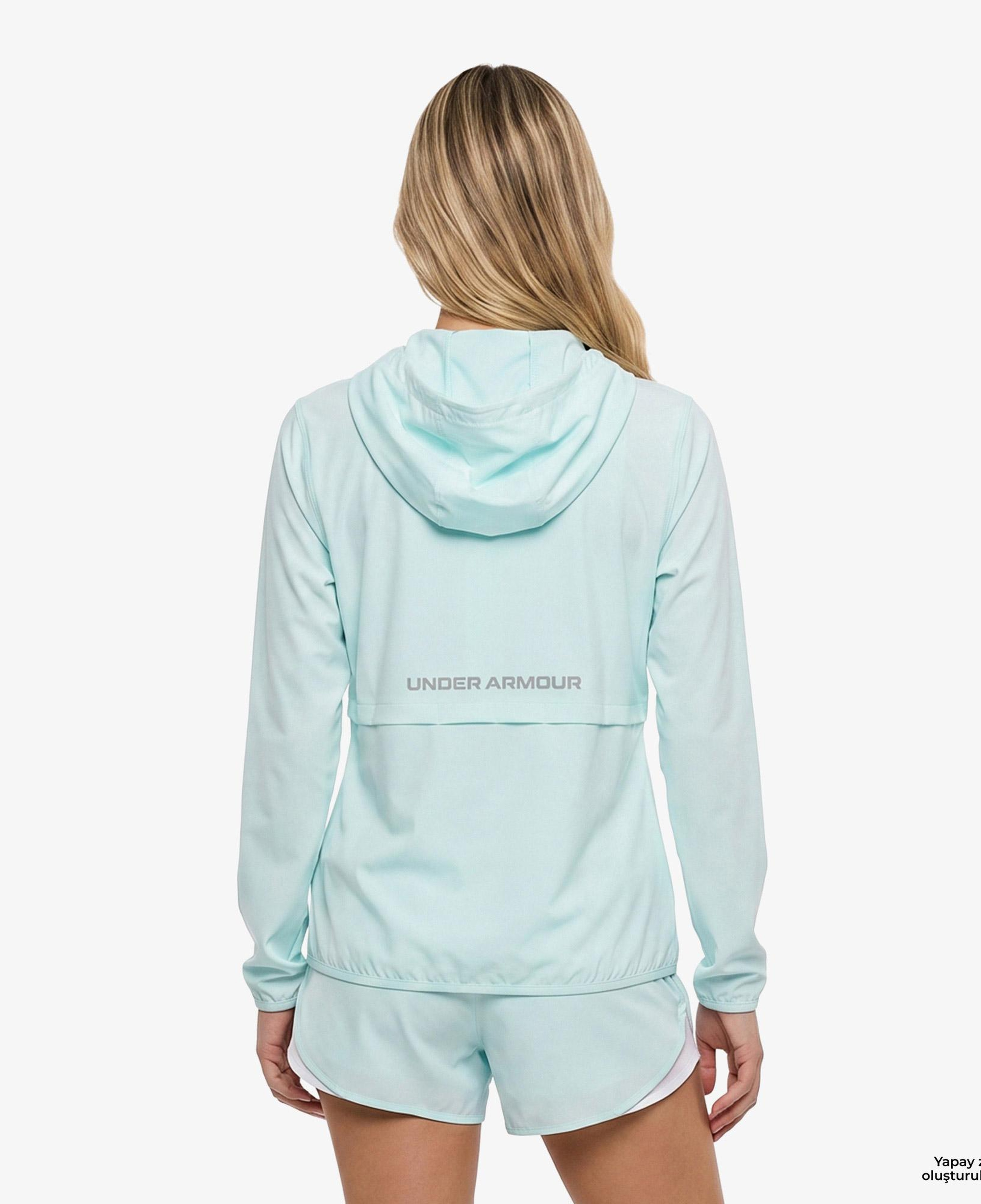 Under Armour Velociti Pro Storm Kadın Yeşil Koşu Ceket