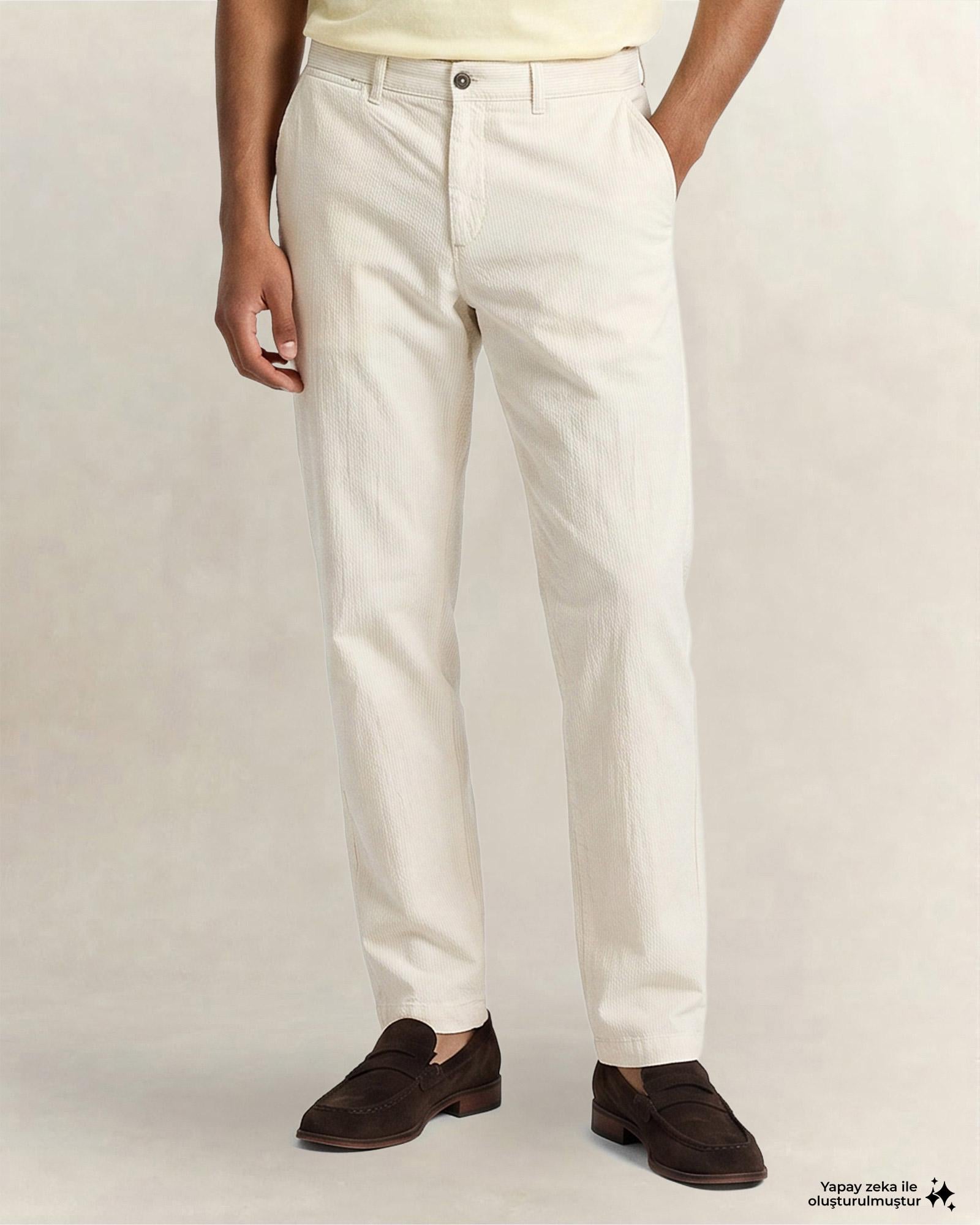 GANT Erkek Bej Regular Fit Pantolon