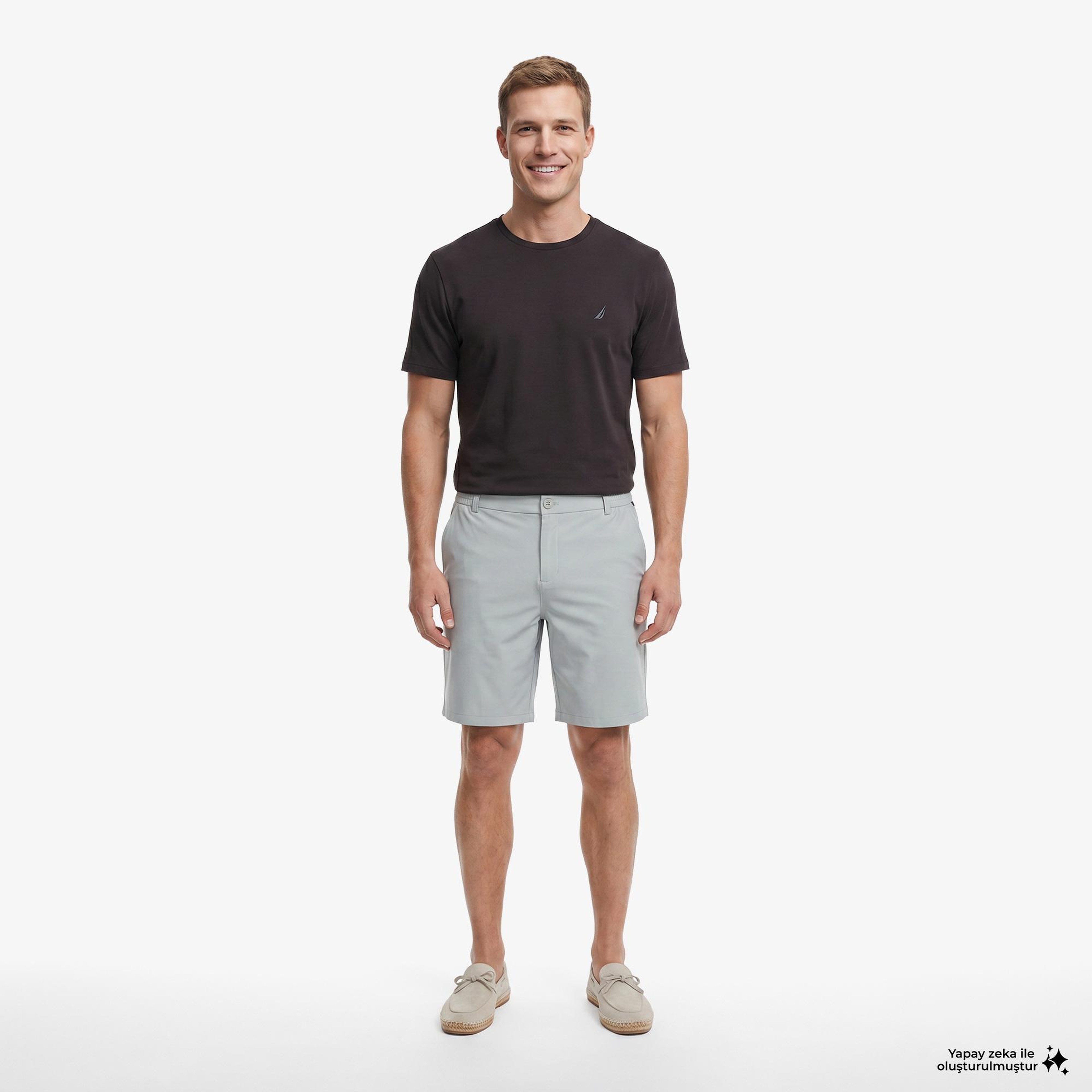 Nautica Erkek Kahverengi Regular Fit T-Shirt