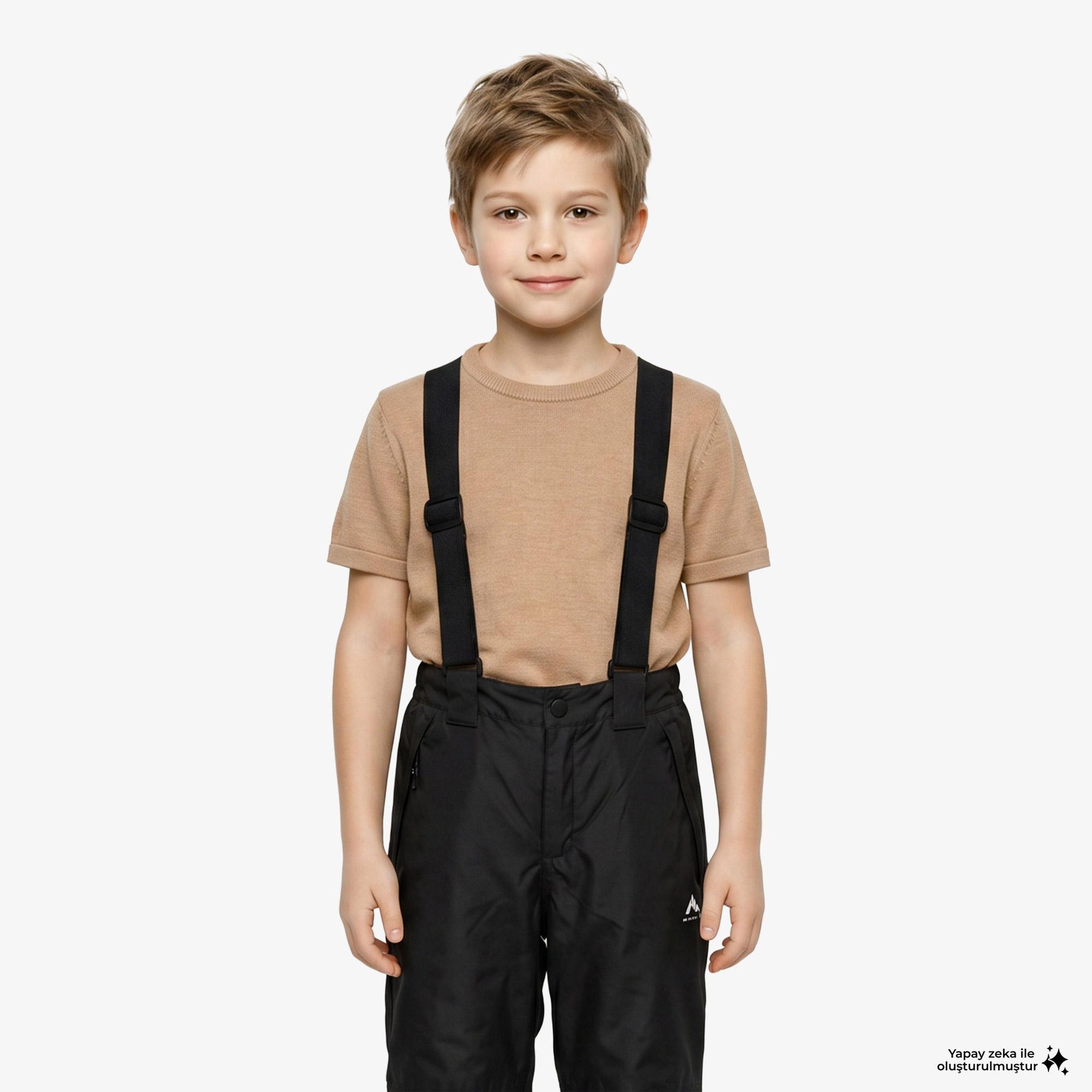 McKinley Çocuk Siyah Outdoor Pantolon