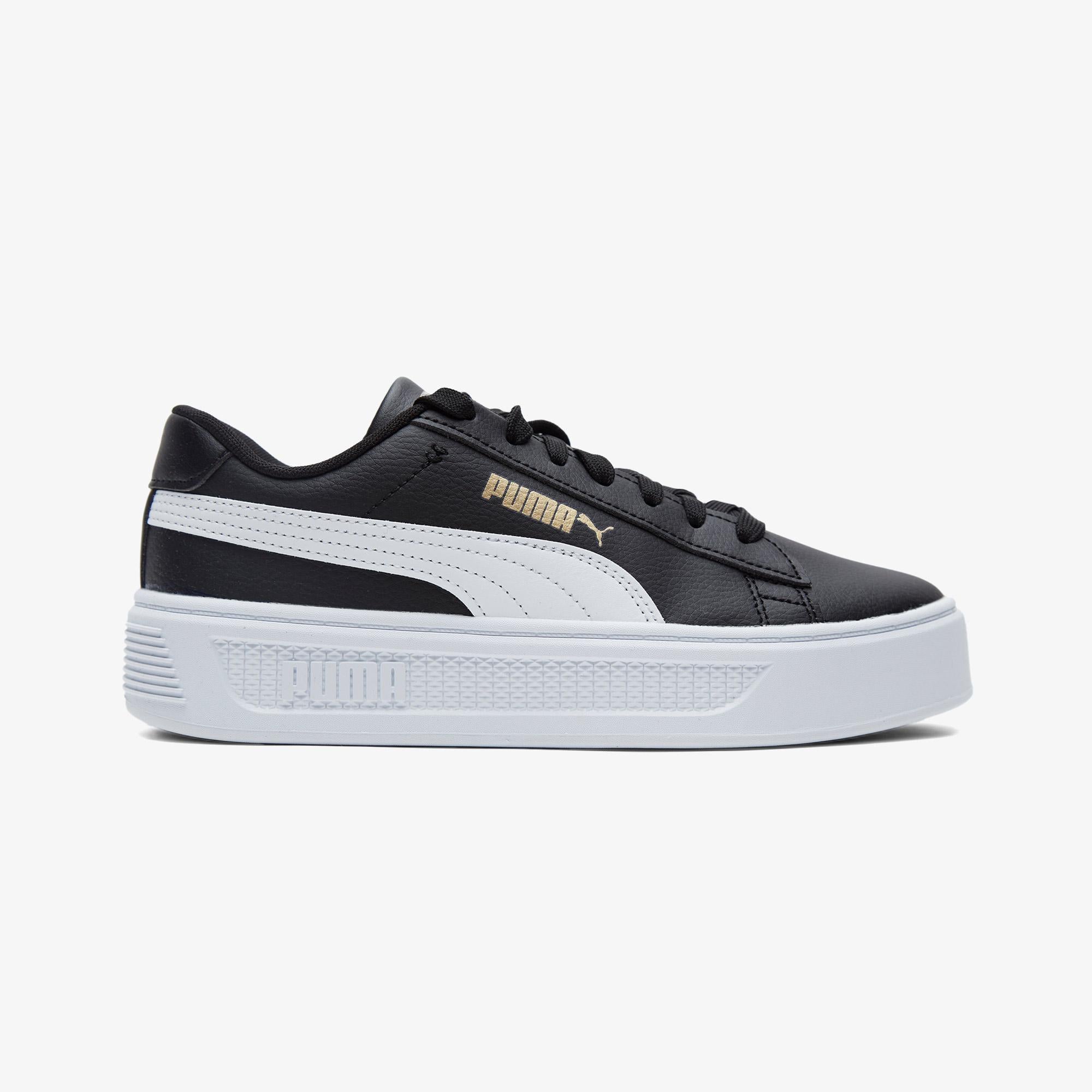Puma Smash Platform V3 Kadın Siyah Spor Ayakkabı