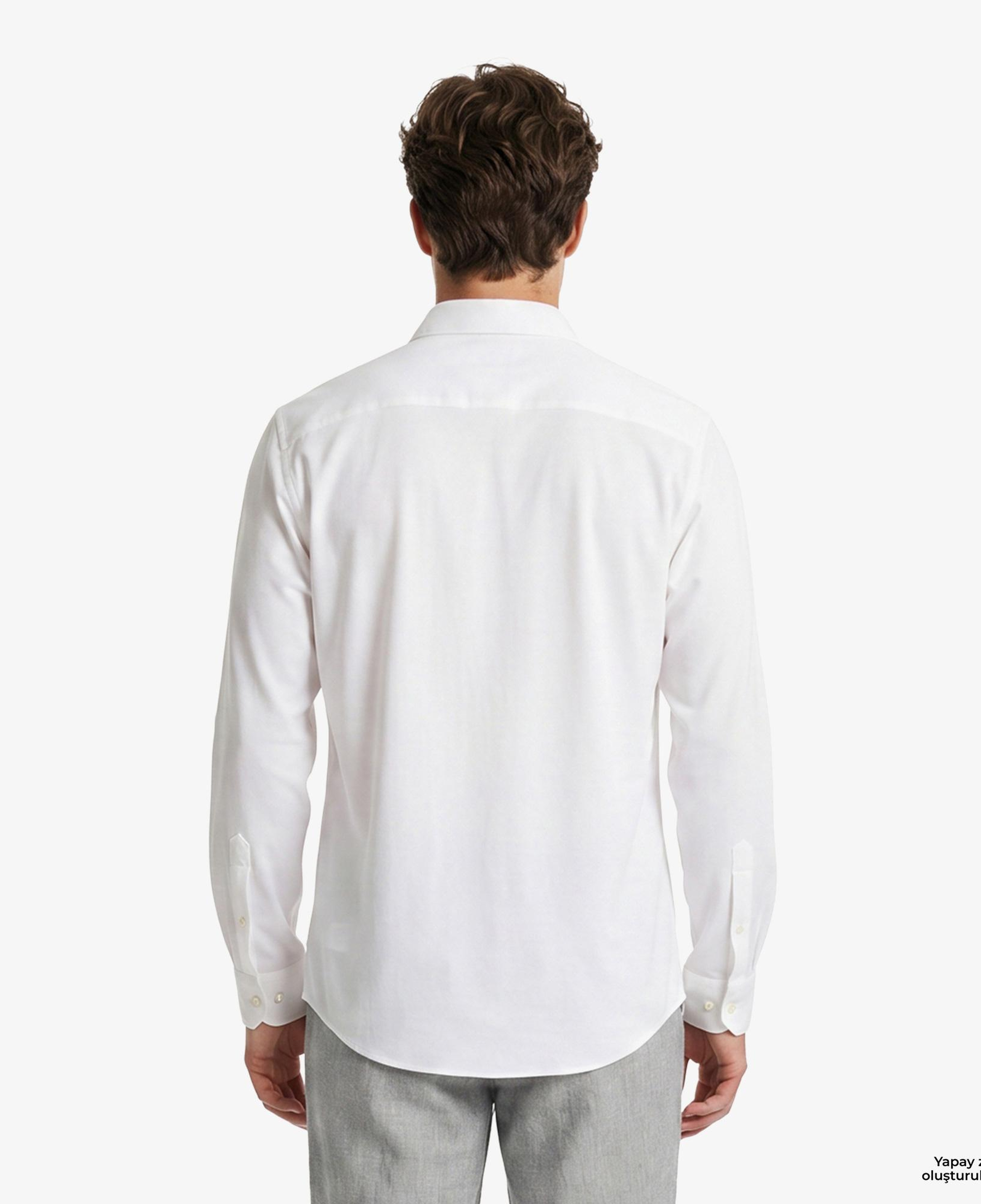 Nautica Erkek Beyaz Regular Fit Gömlek