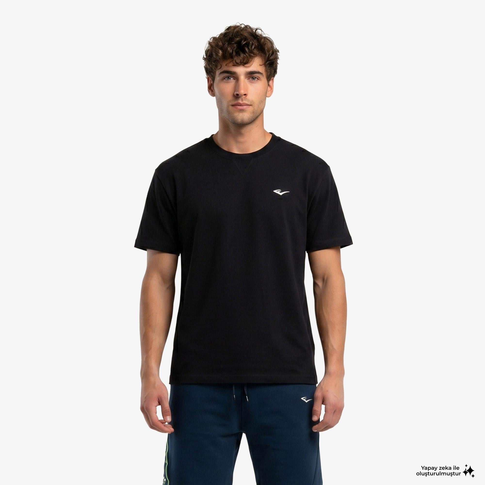 Everlast Classics Oversize Erkek Siyah T-Shirt