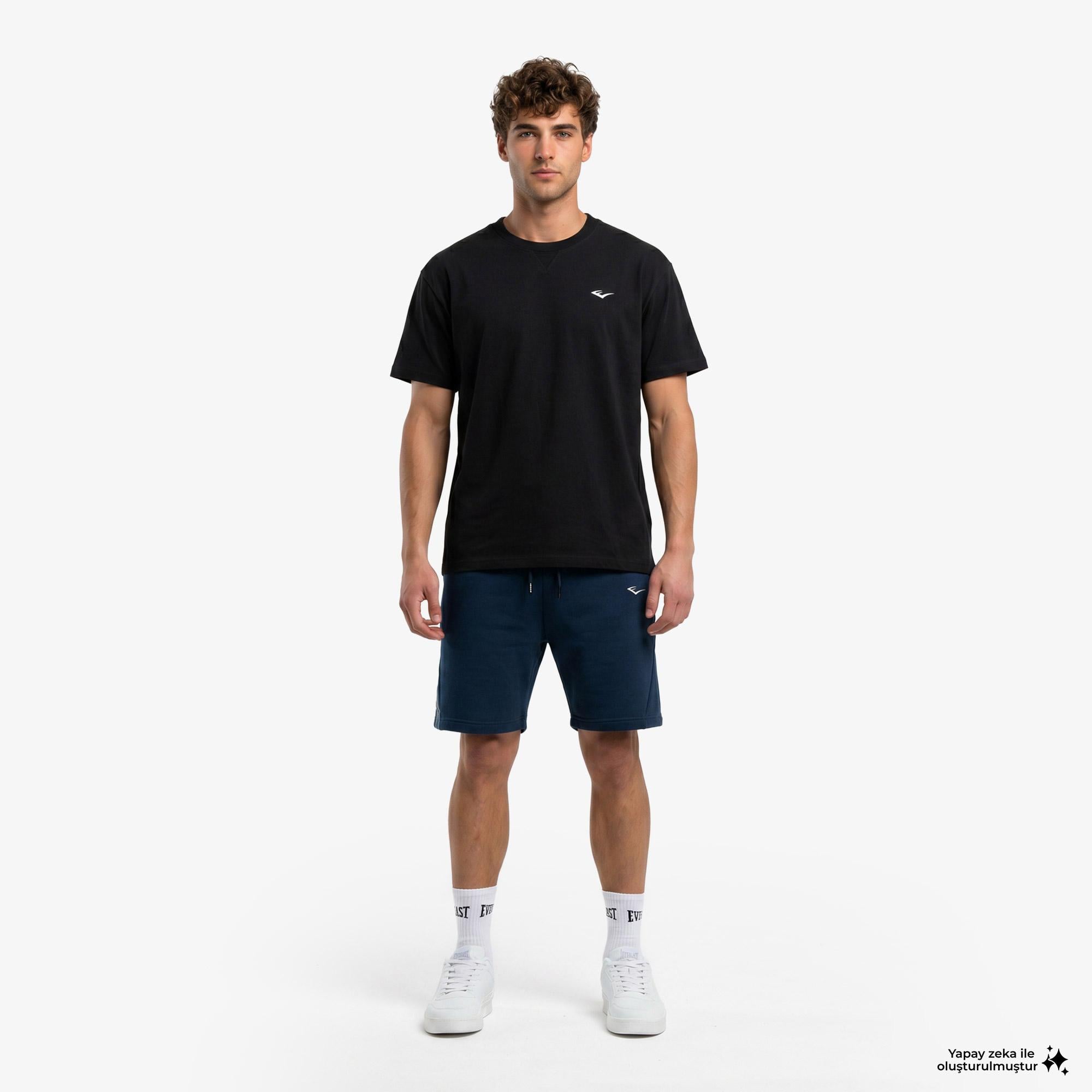 Everlast Classics Oversize Erkek Siyah T-Shirt