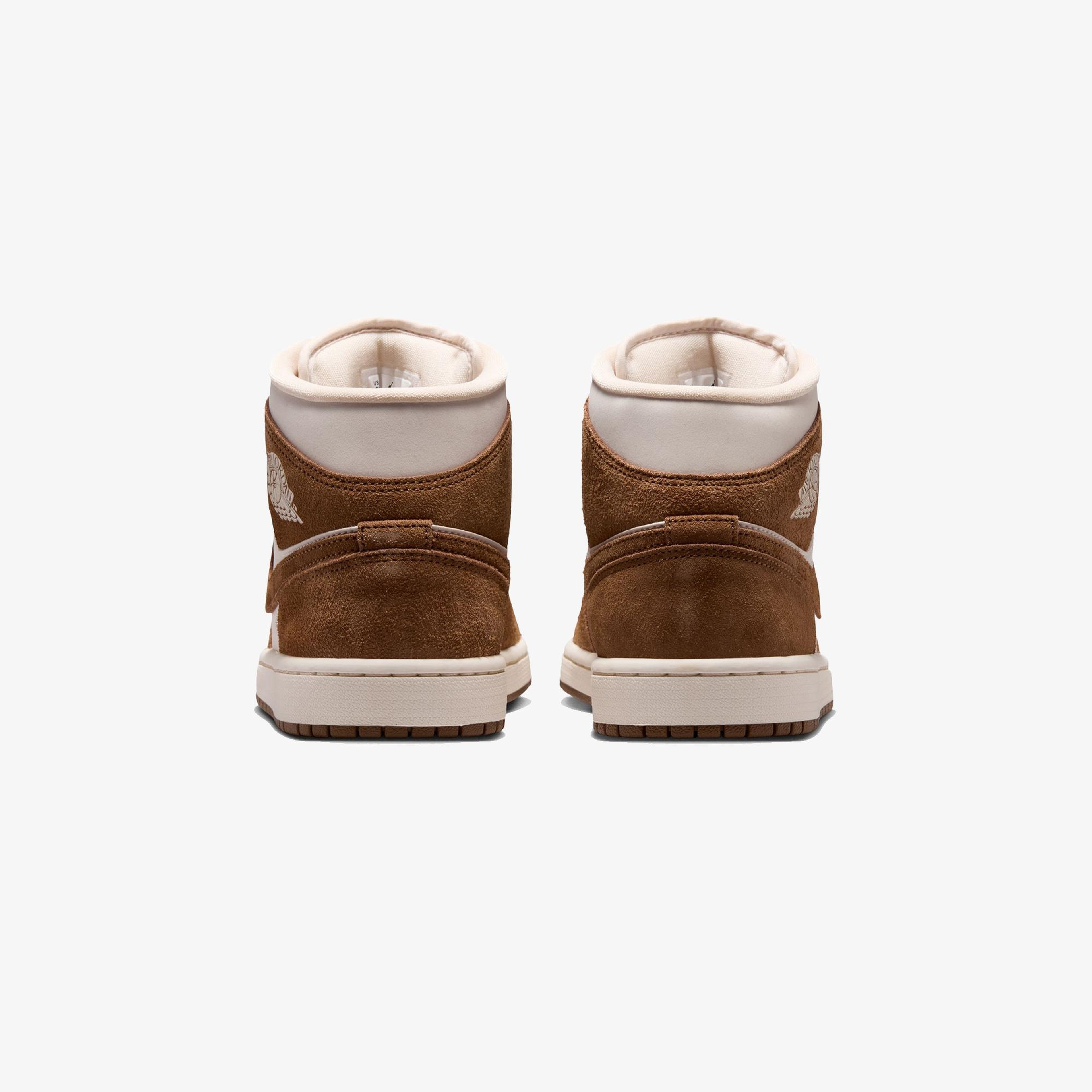 Jordan Air 1 Mid Kadın Kahverengi Spor Ayakkabı
