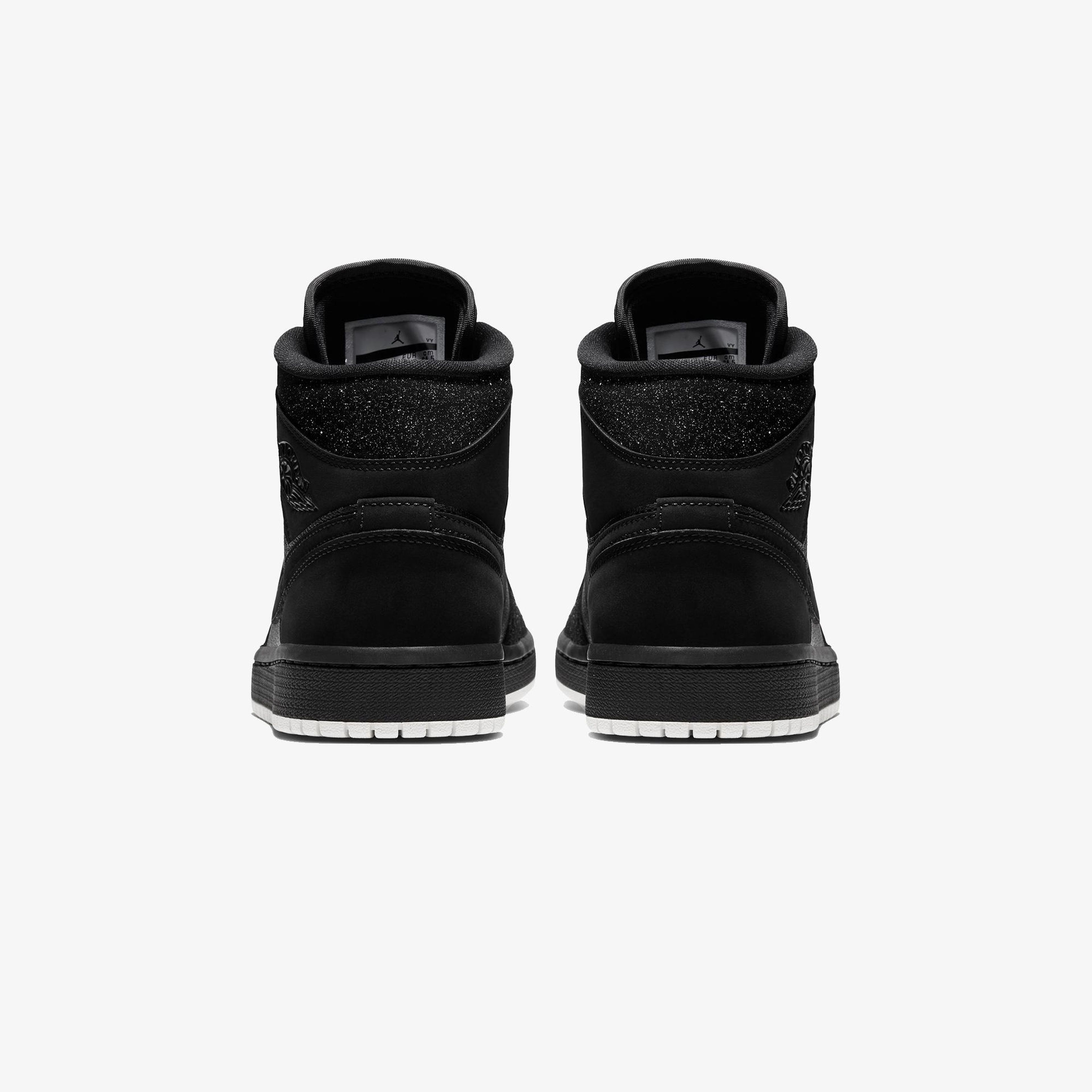 Jordan Air 1 Mid Kadın Siyah Spor Ayakkabı