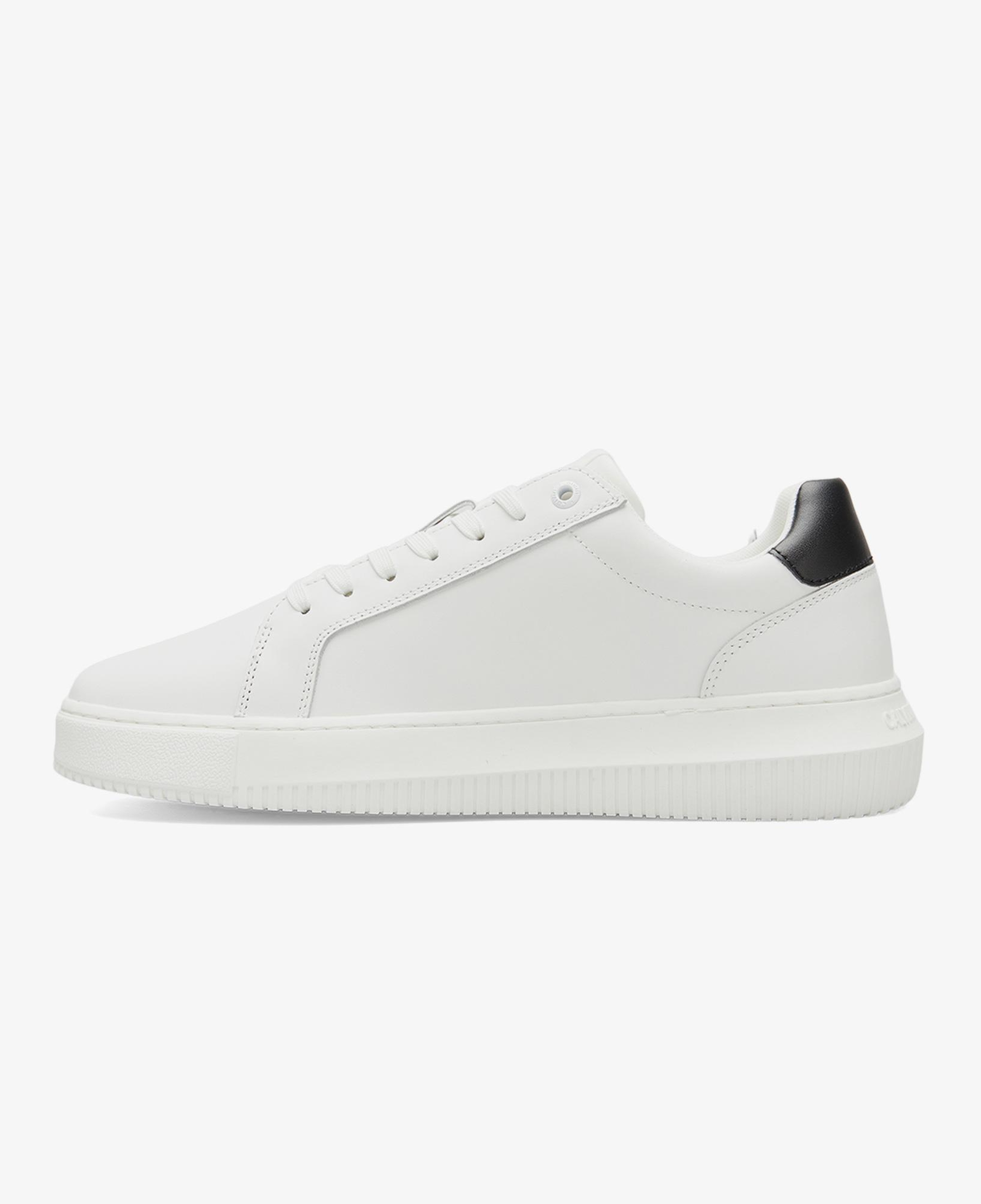 Calvin Klein Chunky Cupsole Mono Erkek Beyaz Sneaker