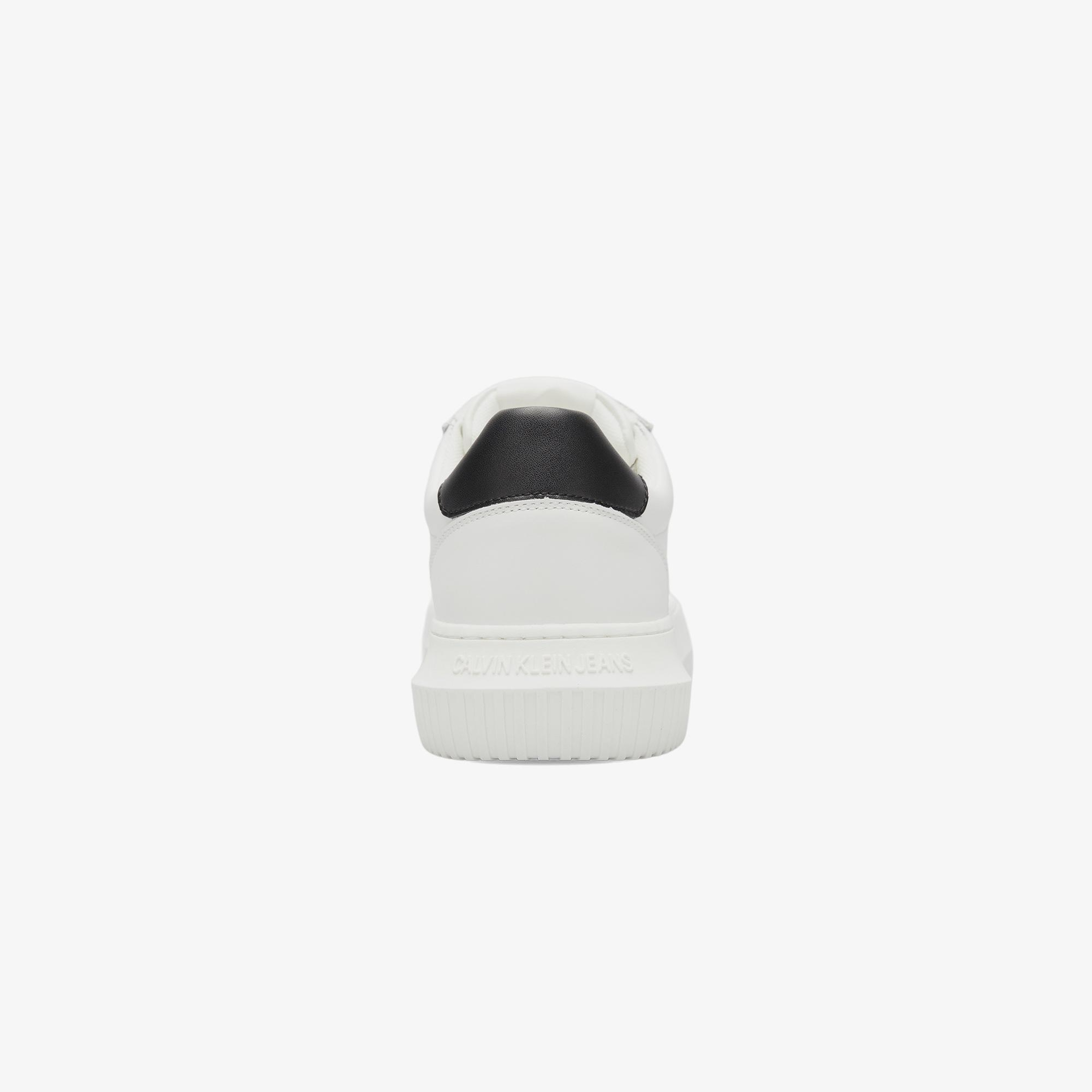 Calvin Klein Chunky Cupsole Mono Erkek Beyaz Sneaker