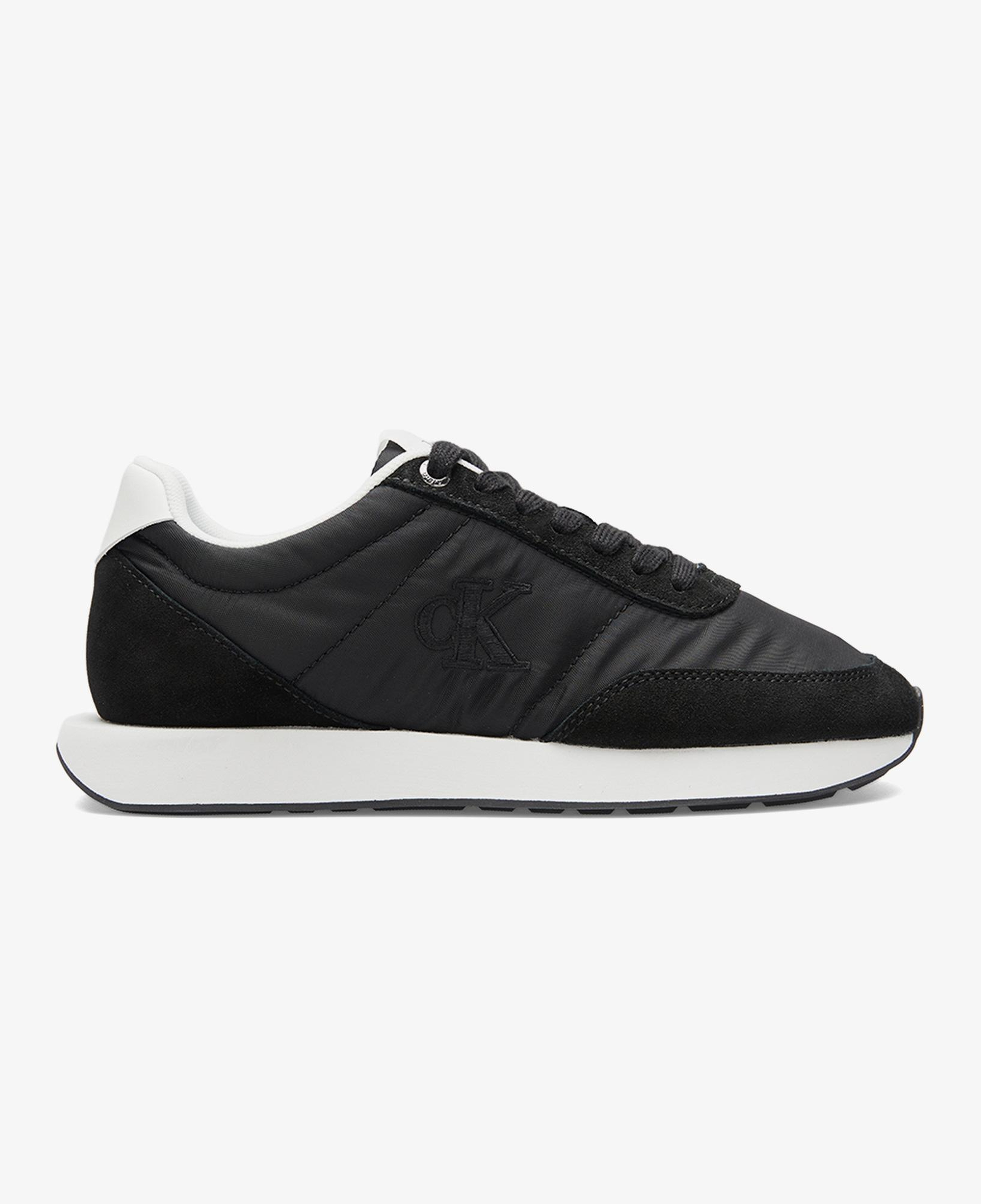 Calvin Klein Retro Runner Essential Mix Mat Kadın Siyah Sneaker