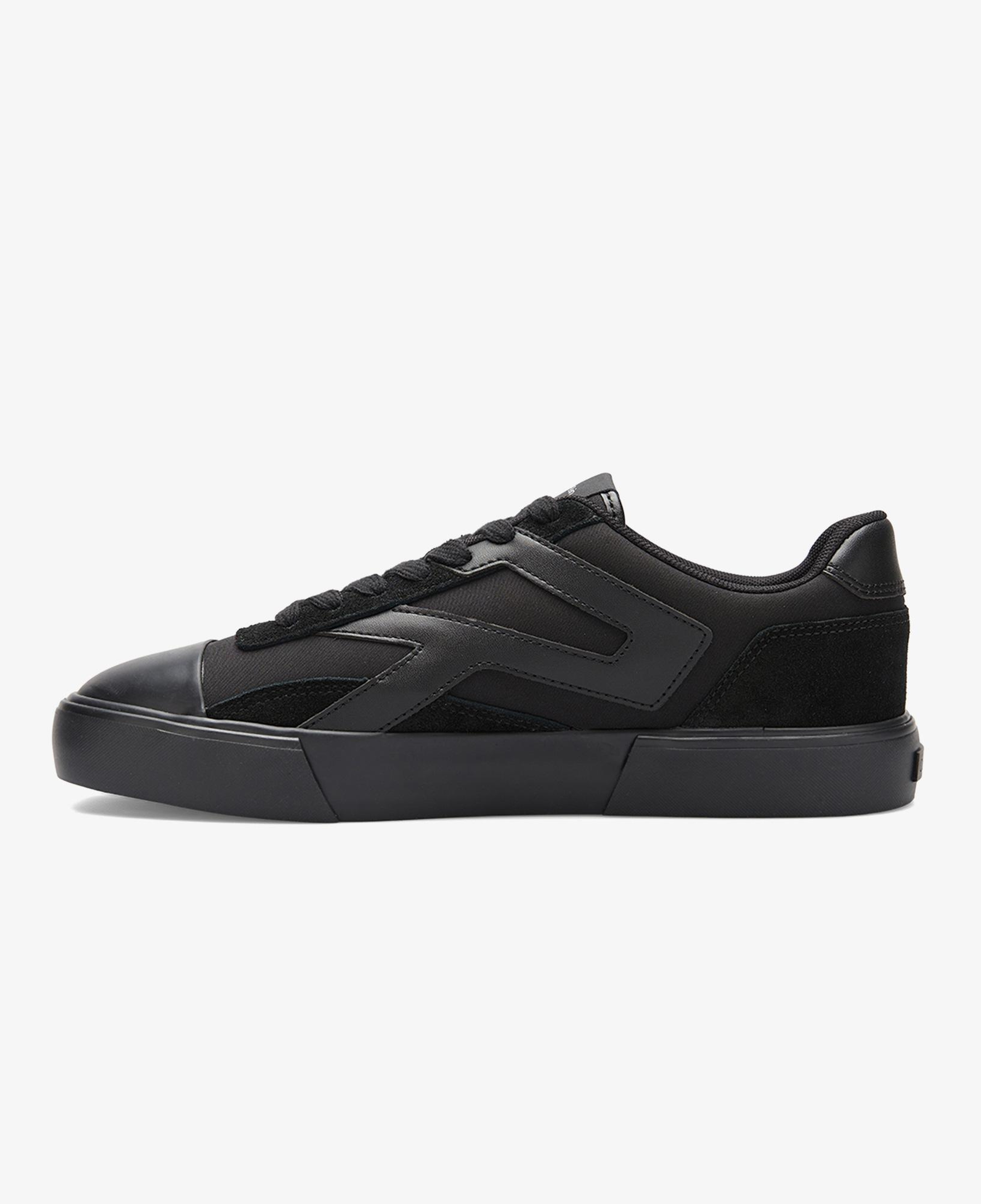 Calvin Klein Vulc Laceup Stripe Mix Mat Erkek Siyah Sneaker