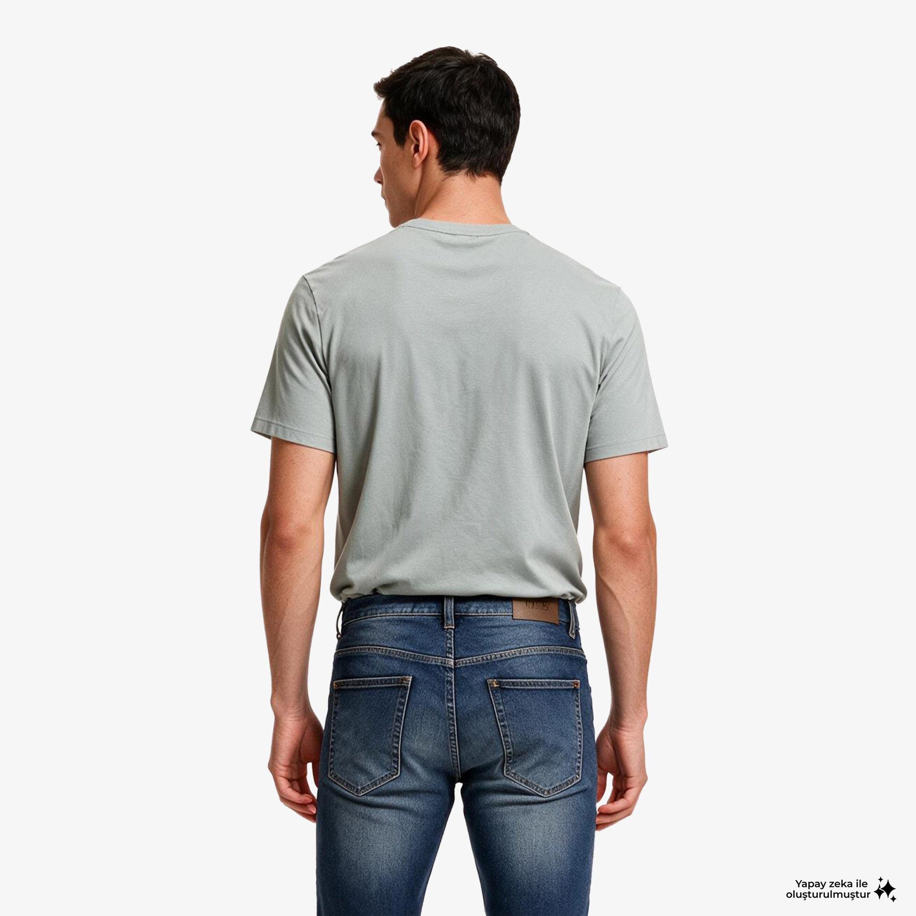 Calvin Klein 30S Standard Graphic Erkek Bej T-Shirt