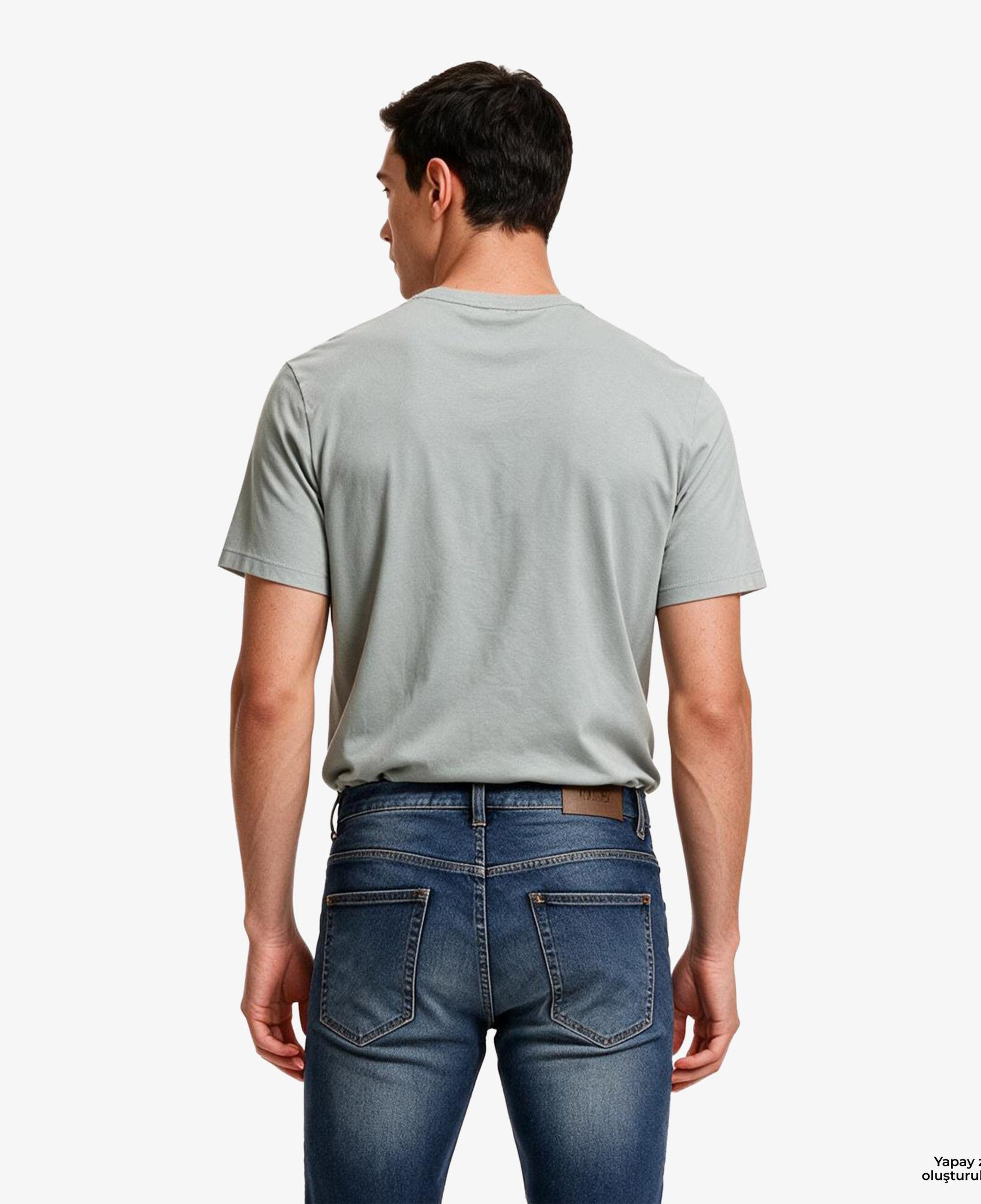 Calvin Klein 30S Standard Graphic Erkek Bej T-Shirt