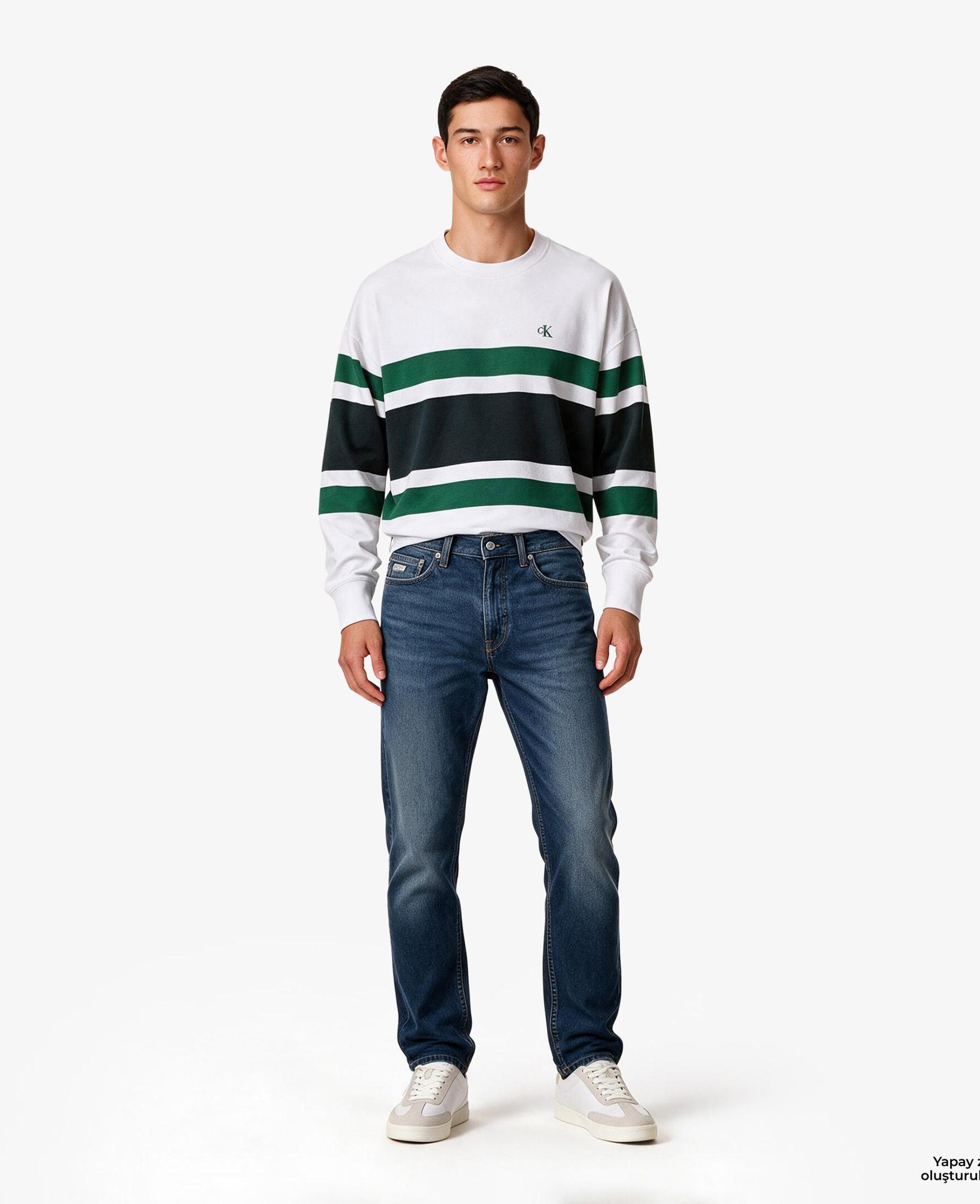 Calvin Klein Classic Taper Celtıc Ocean Erkek Mavi Jean