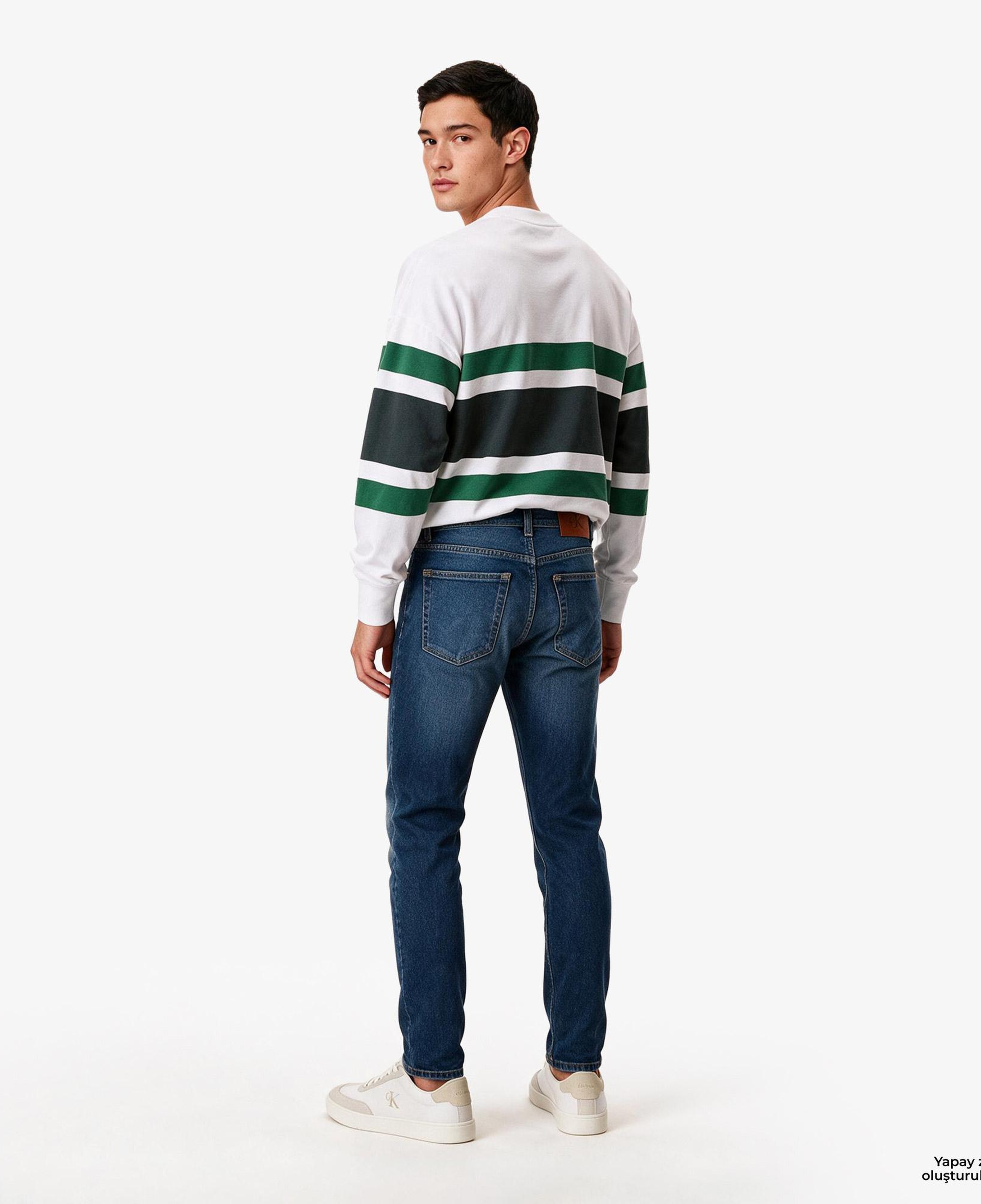 Calvin Klein Classic Taper Celtıc Ocean Erkek Mavi Jean