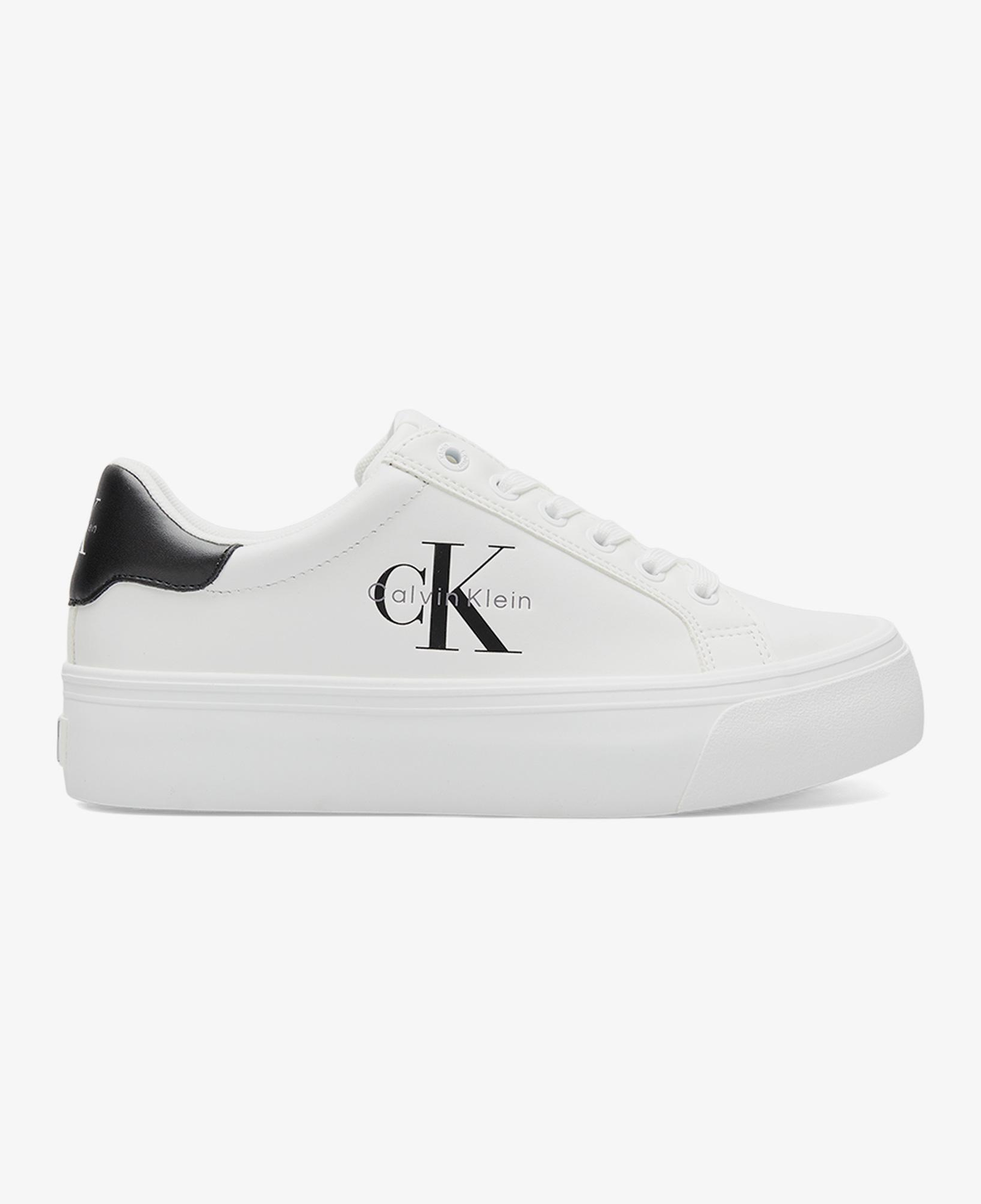 Calvin Klein Vulc Flatform Laceup Low Kadın Beyaz Sneaker